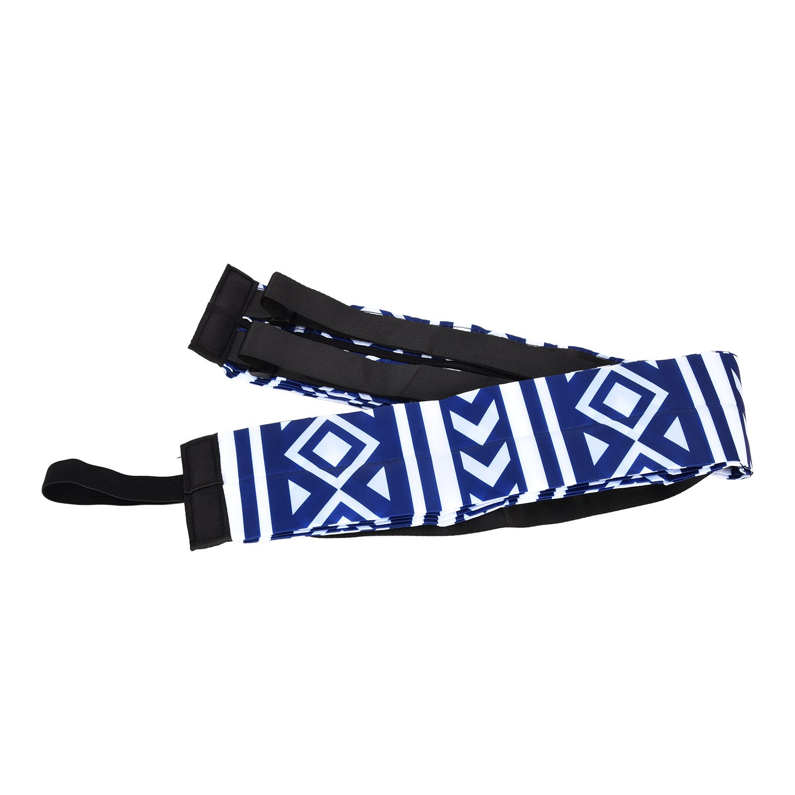 Stylish Shopping Backpacks Foldable Reusable Eco Friendly Grocery Bags for Shopping Travel(Blue White ) - Image 6