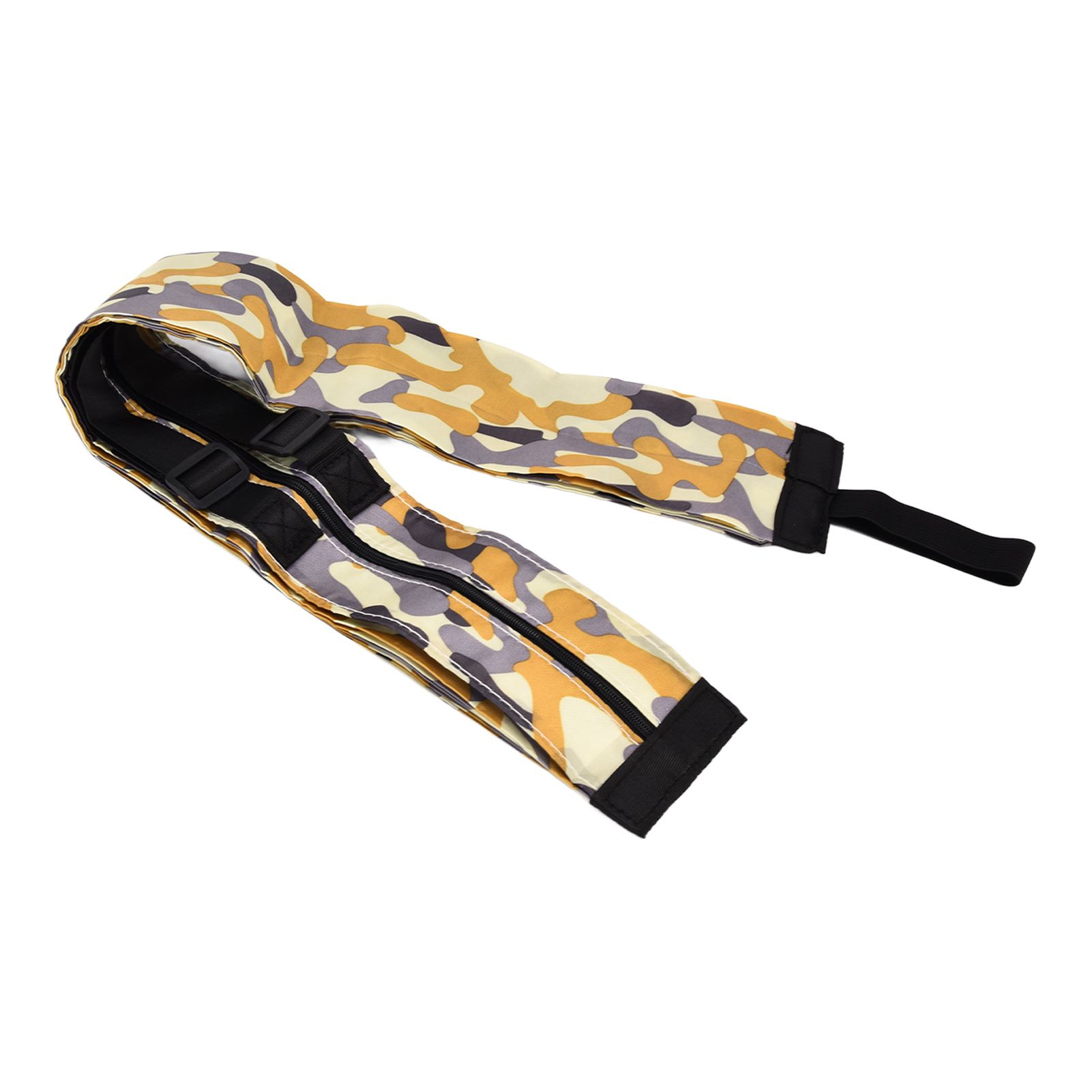 High Capacity Storage Bag Travel Single Shoulder Waterproof Shopping Bag Portable Folding Storage BagYellow Camouflage - Image 7