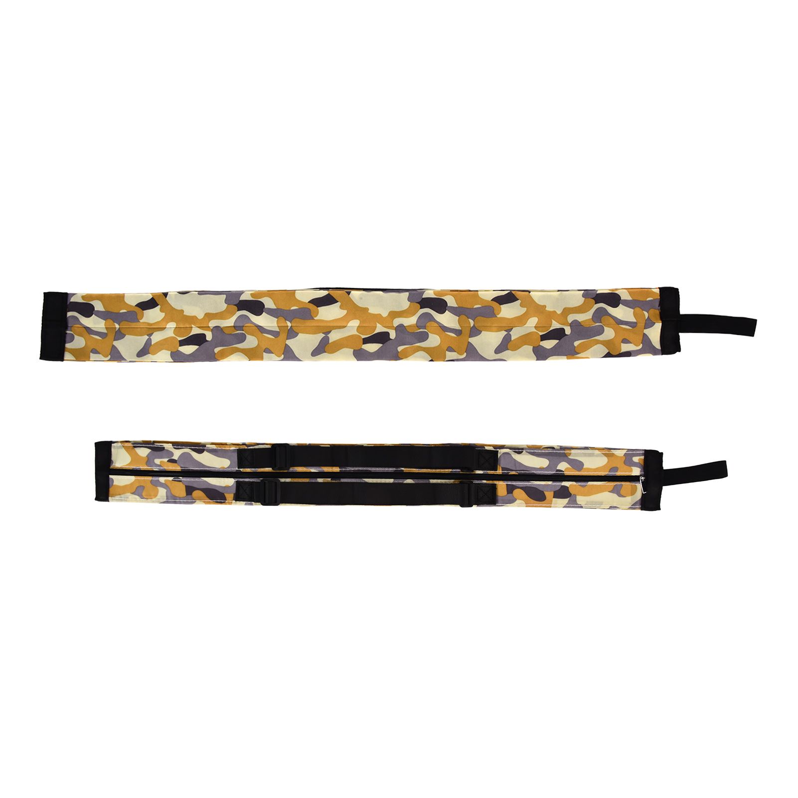 High Capacity Storage Bag Travel Single Shoulder Waterproof Shopping Bag Portable Folding Storage BagYellow Camouflage - Image 8