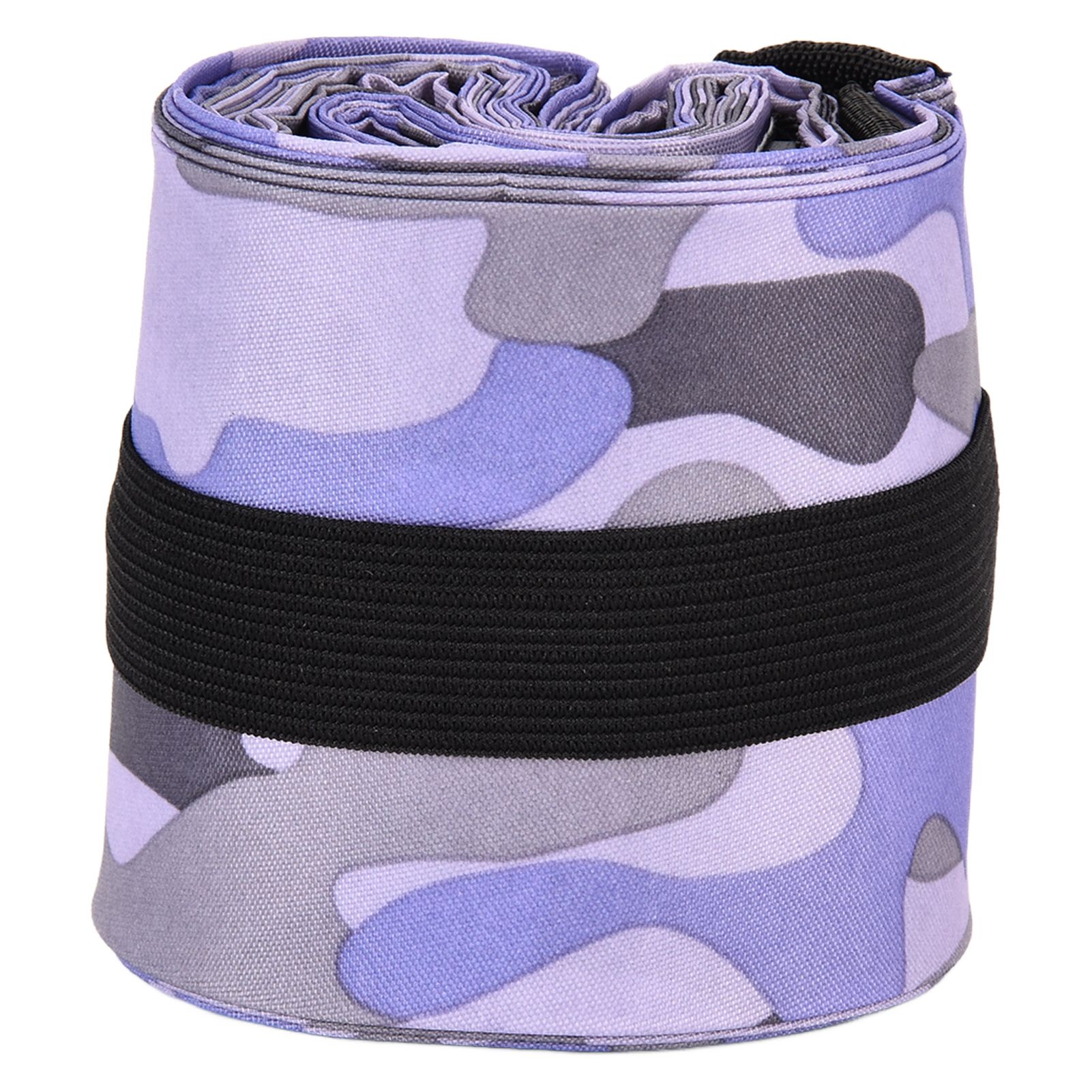 High Capacity Storage Bag Travel Single Shoulder Waterproof Shopping Bag Portable Folding Storage BagPurple Camouflage - Image 4