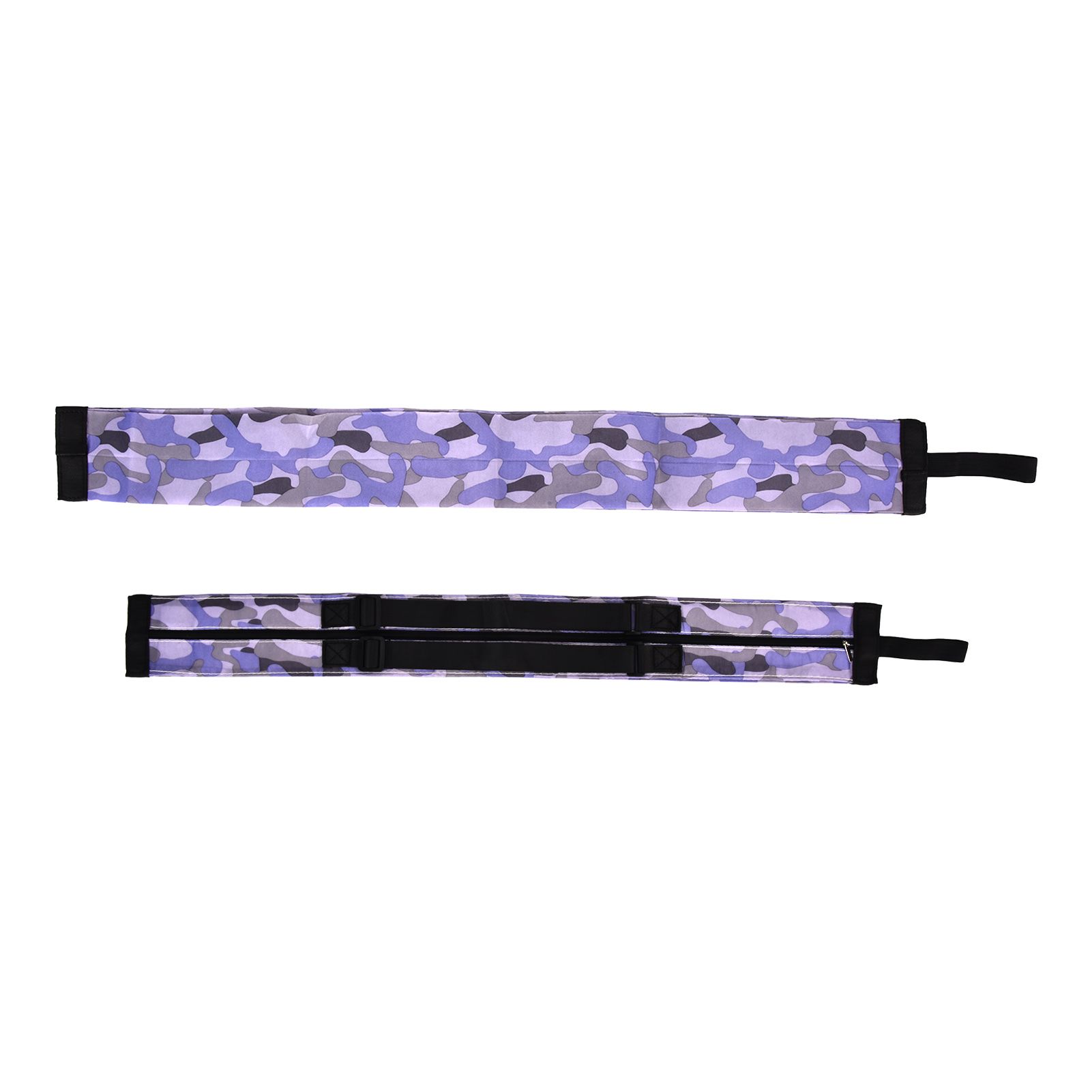 High Capacity Storage Bag Travel Single Shoulder Waterproof Shopping Bag Portable Folding Storage BagPurple Camouflage - Image 8