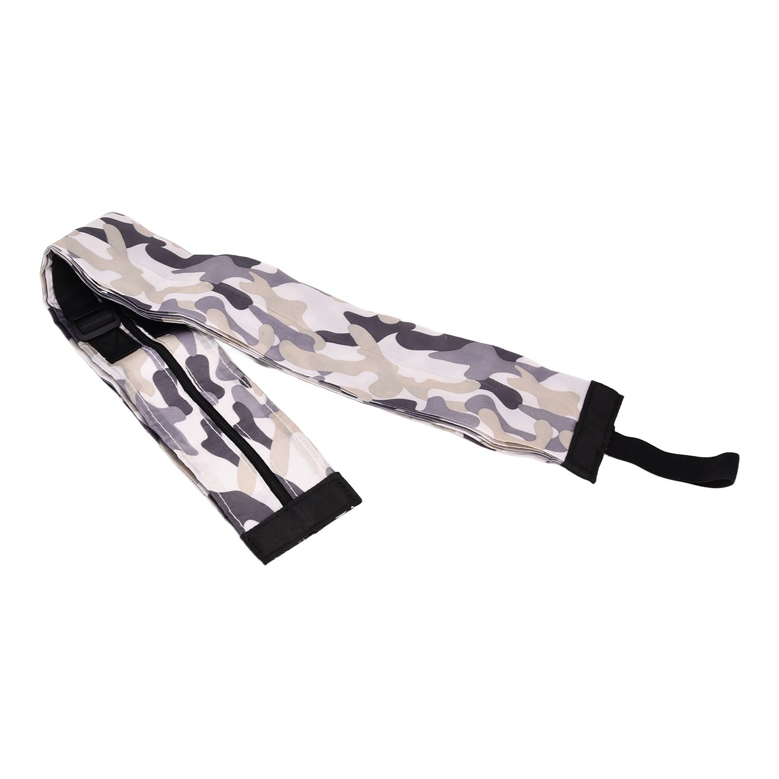 High Capacity Storage Bag Travel Single Shoulder Waterproof Shopping Bag Portable Folding Storage BagGray Camouflage - Image 6