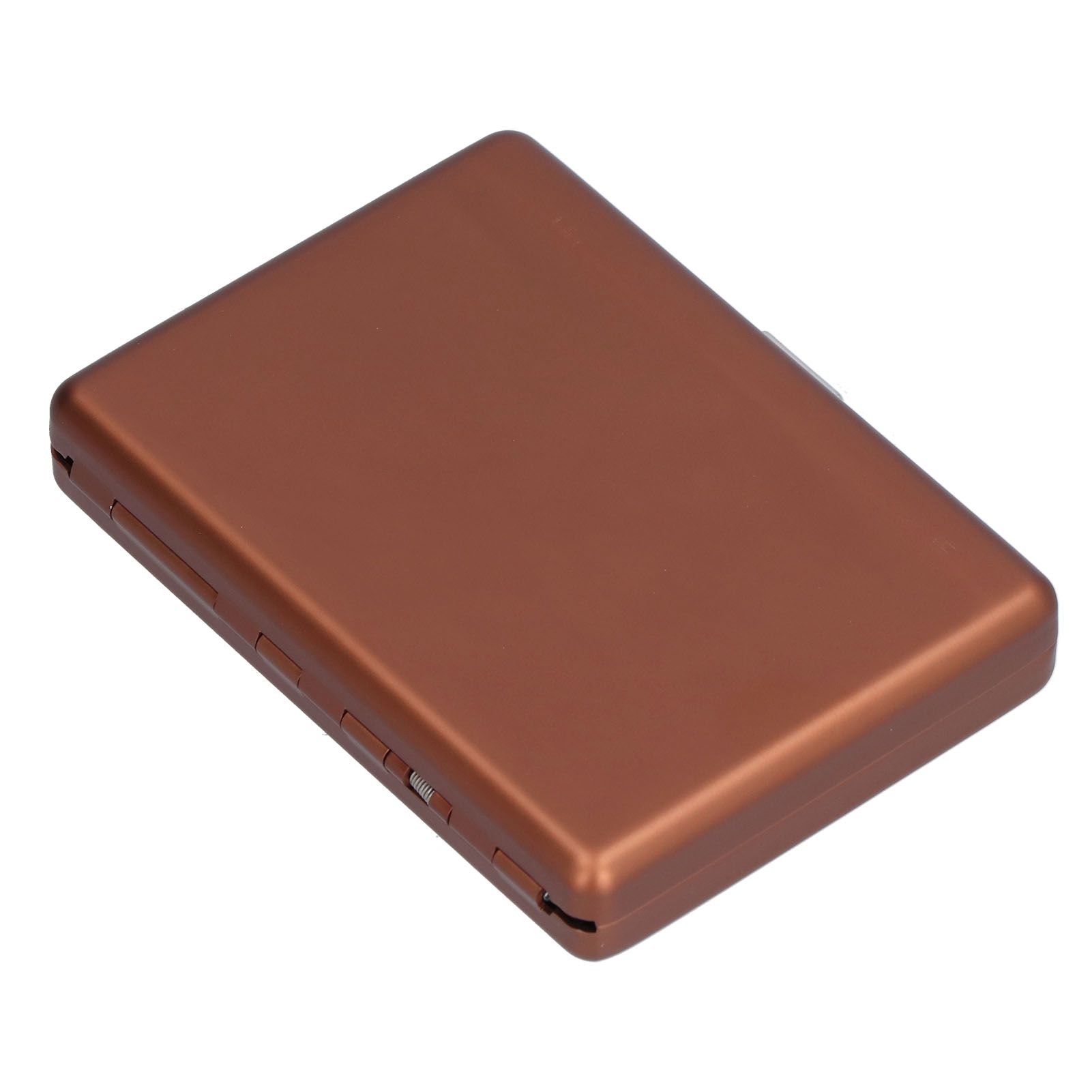 Fashionable Cigarette Case Brushed Aluminum Alloy Business Card Storage Box for Briefcase(Card Coffee Cigarette Box ) - Image 6