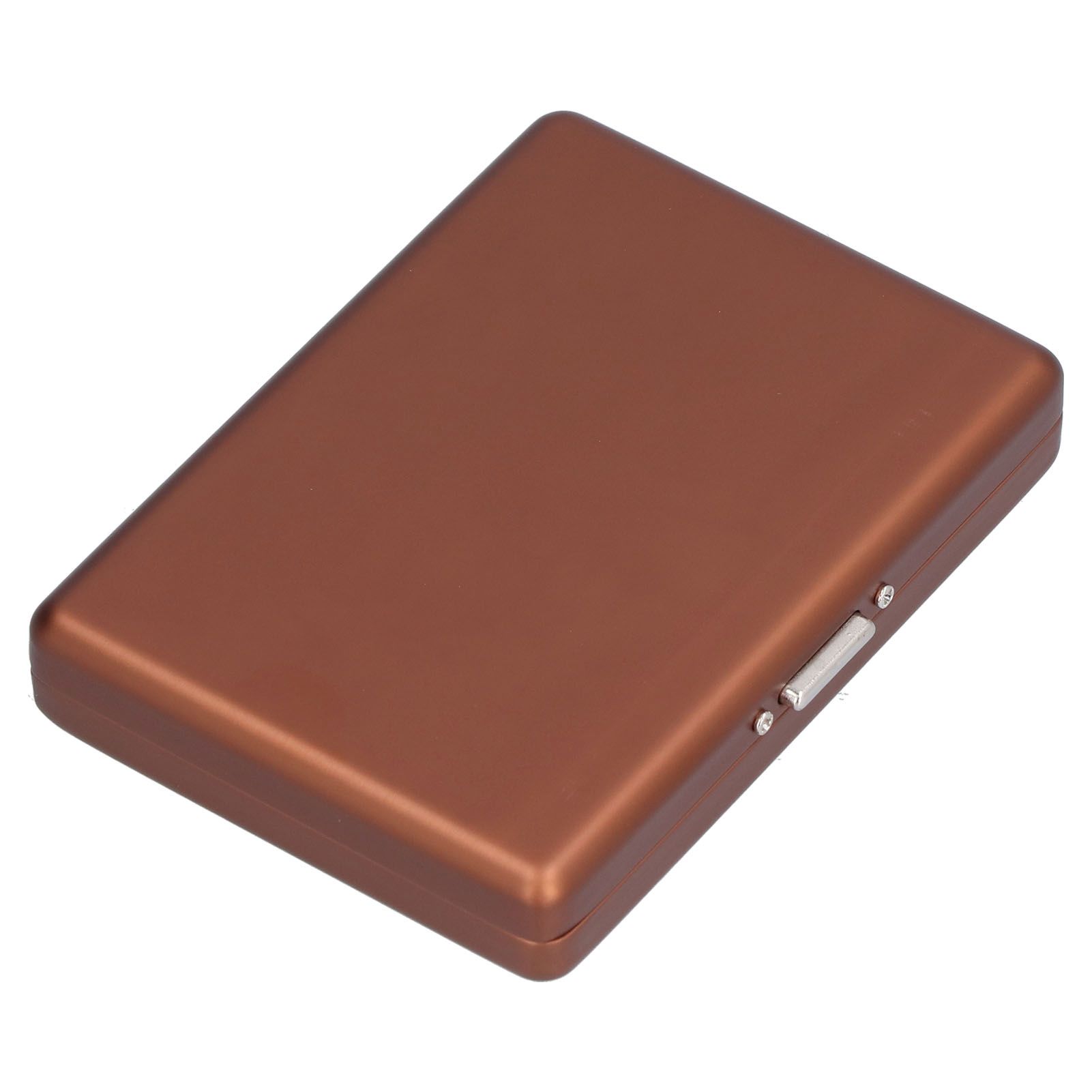 Fashionable Cigarette Case Brushed Aluminum Alloy Business Card Storage Box for Briefcase(Card Coffee Cigarette Box ) - Image 8