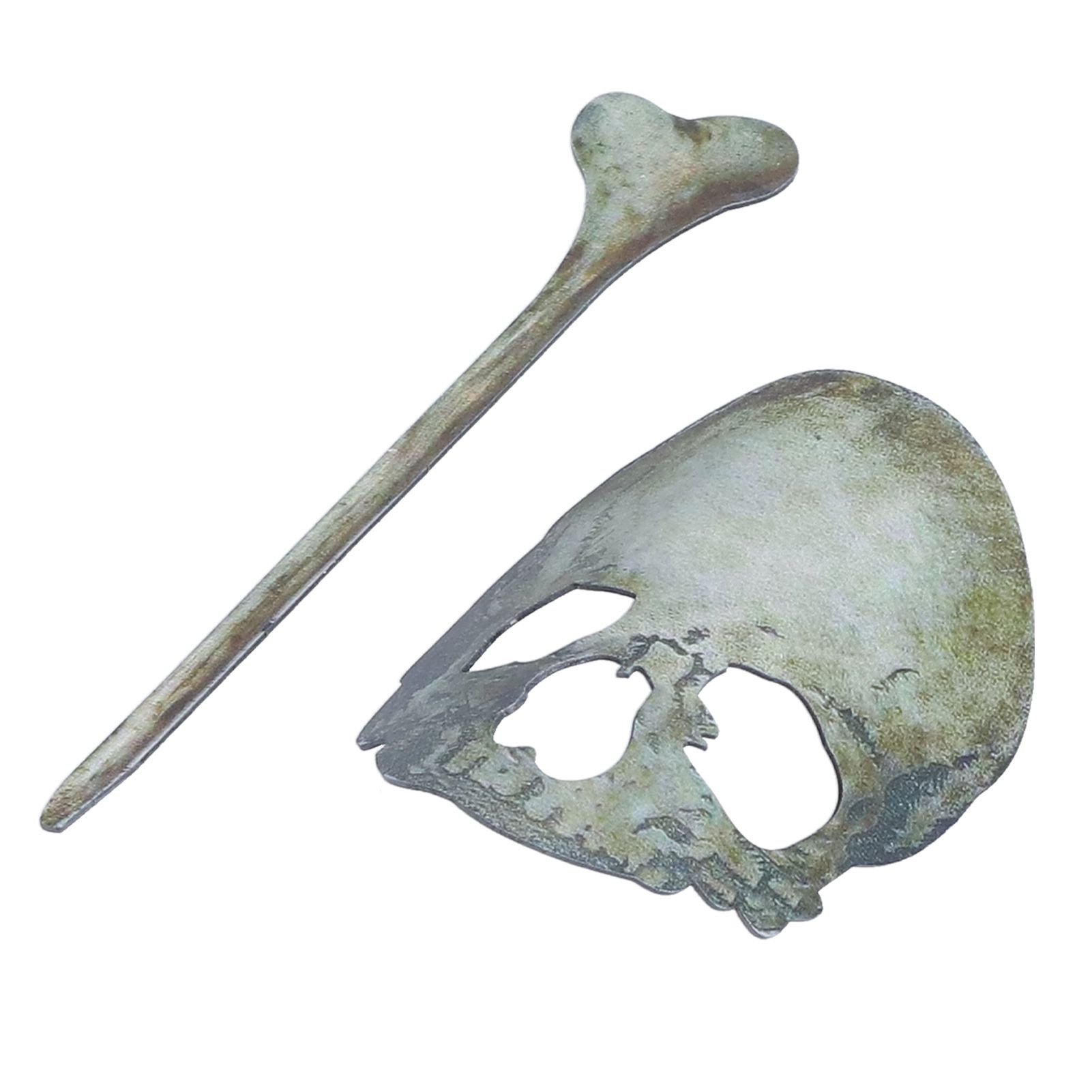 Halloween Hairpin Iron Small Exquisite Reusable Lifelike Halloween Hair Stick for Party Bar HomeSkull - Image 8