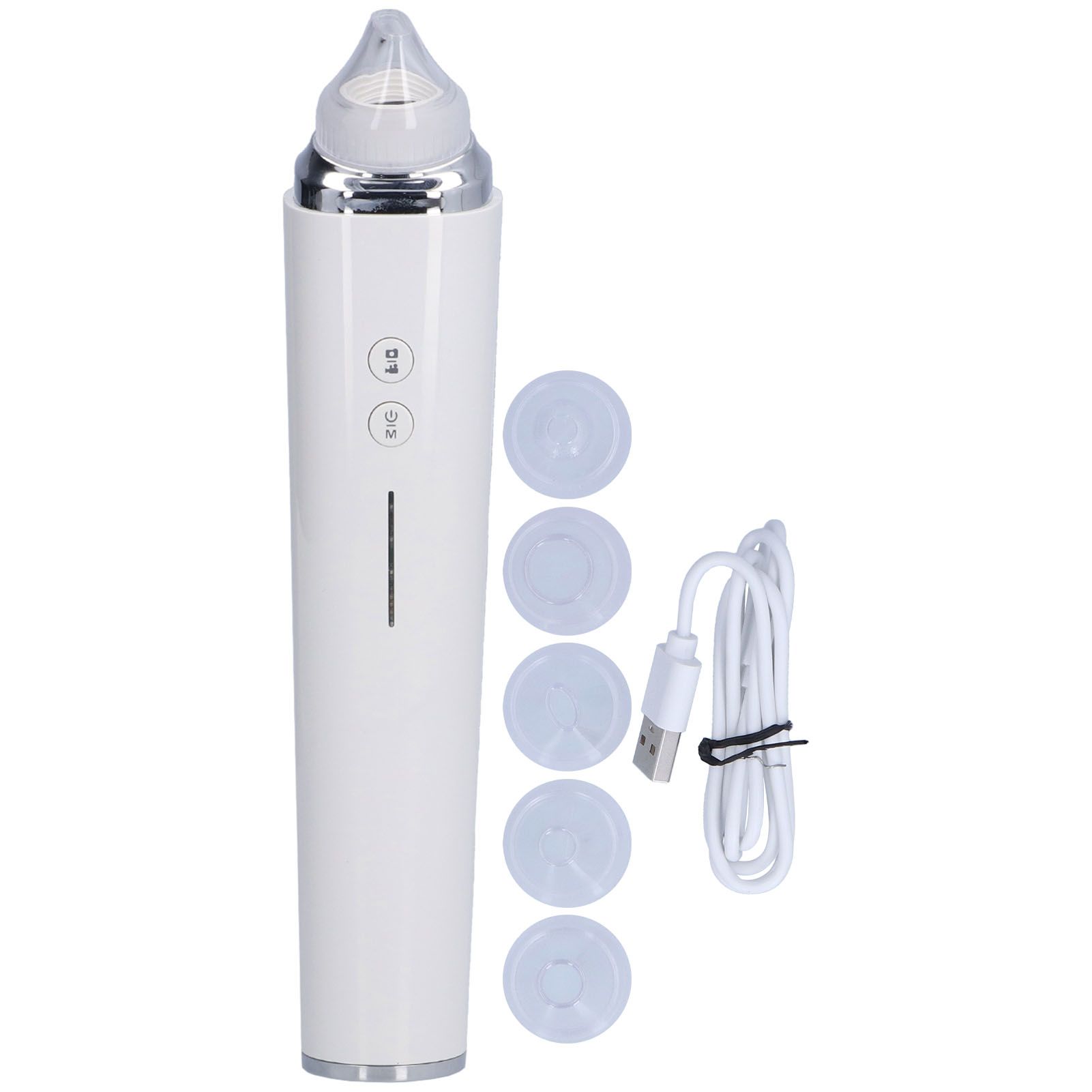WIFI LCD High Definition Visual Blackhead Removal Machine Face Pore Cleaner with 6 Suction Heads Pink - Image 1