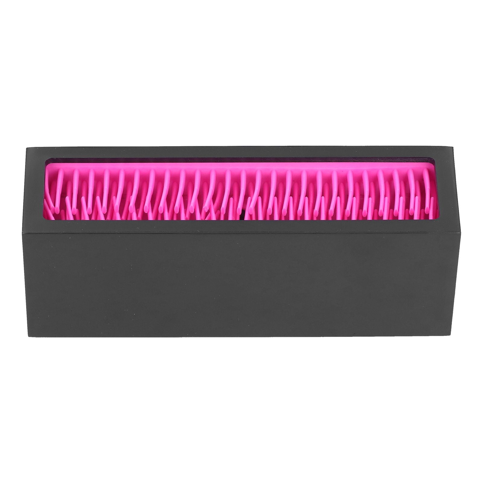 Desktop Storage Box Silicone Cosmetic Organizer Makeup Brush Holder Lipstick StandRose Red - Image 1