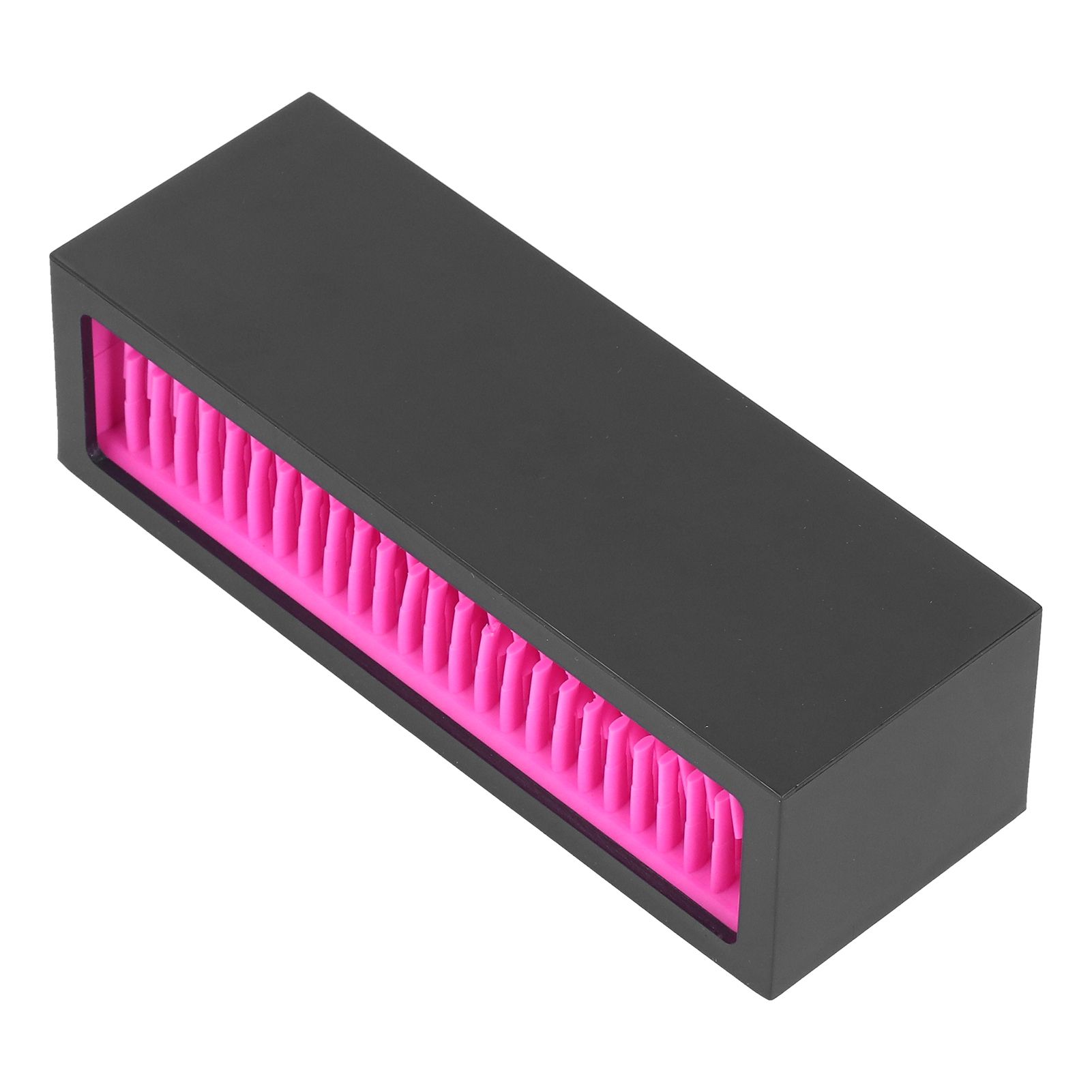 Desktop Storage Box Silicone Cosmetic Organizer Makeup Brush Holder Lipstick StandRose Red - Image 6