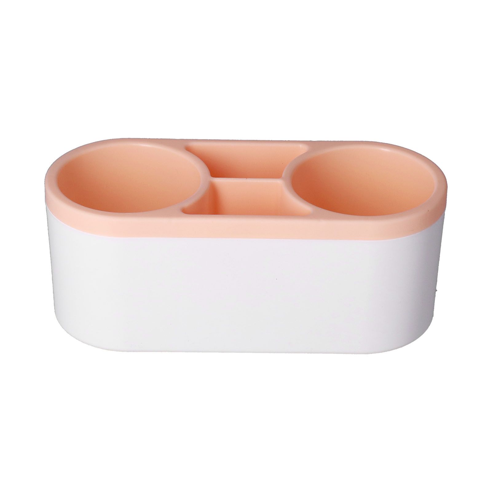 Hair Dryer Holder Wall Mounted Innovative Multifunctional Hair Tool Organizer with Stickers for Home Hotel BathroomOrange - Image 2