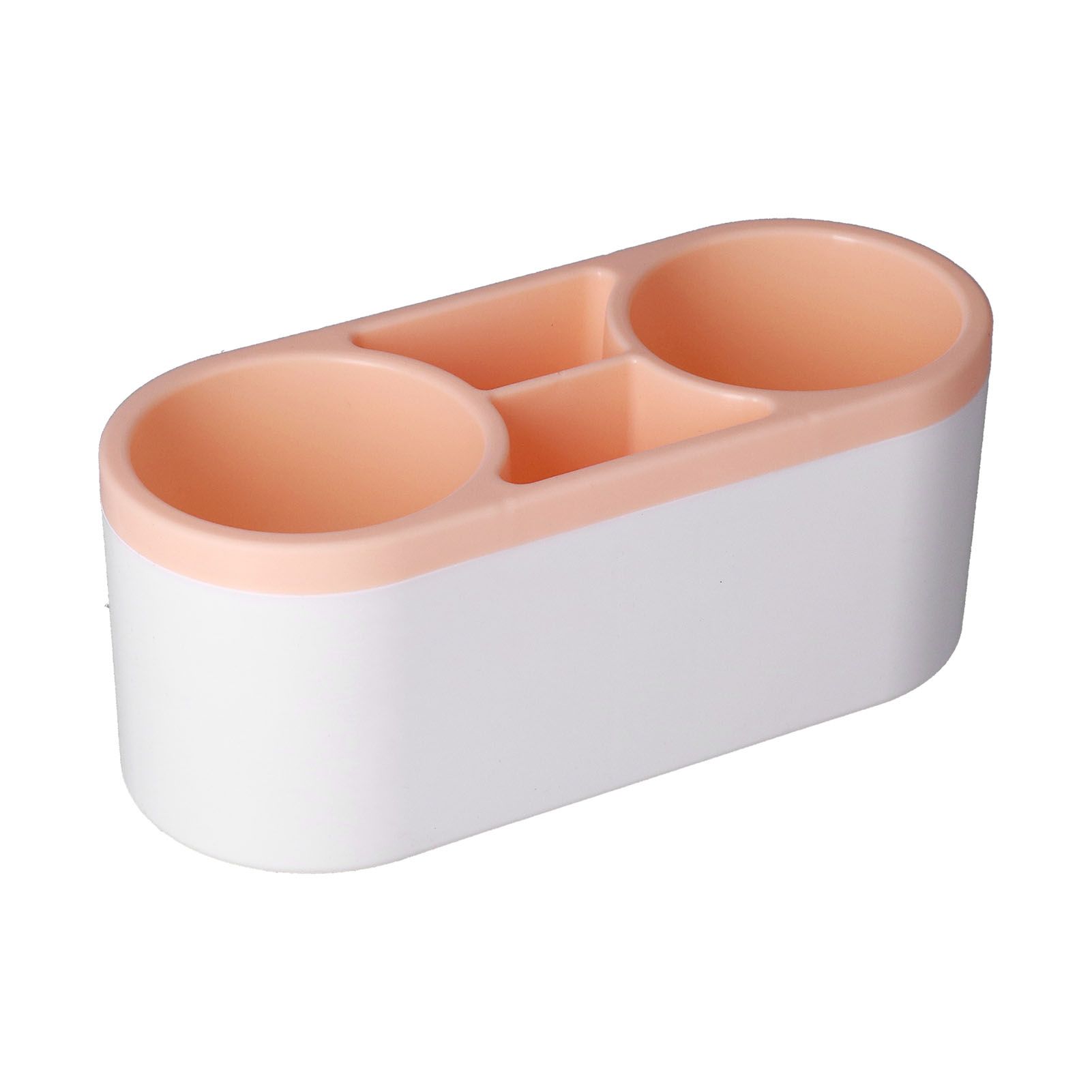 Hair Dryer Holder Wall Mounted Innovative Multifunctional Hair Tool Organizer with Stickers for Home Hotel BathroomOrange - Image 3