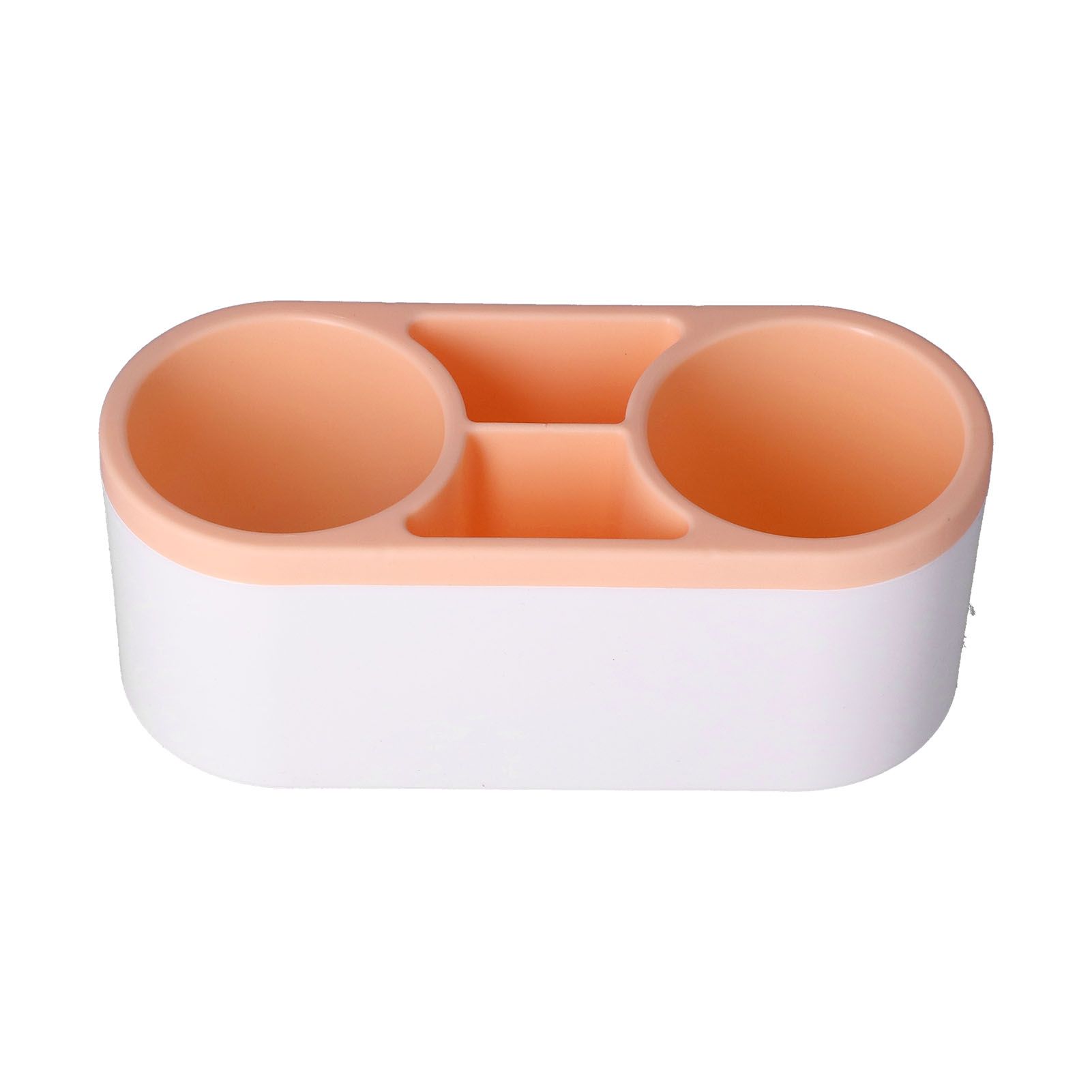 Hair Dryer Holder Wall Mounted Innovative Multifunctional Hair Tool Organizer with Stickers for Home Hotel BathroomOrange - Image 5