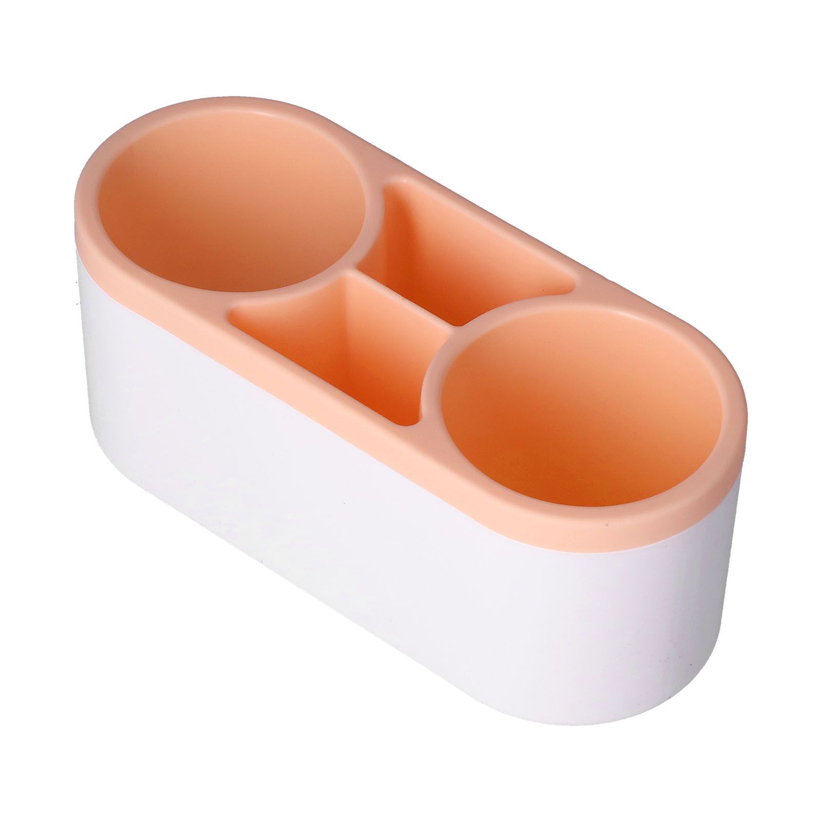 Hair Dryer Holder Wall Mounted Innovative Multifunctional Hair Tool Organizer with Stickers for Home Hotel BathroomOrange - Image 6