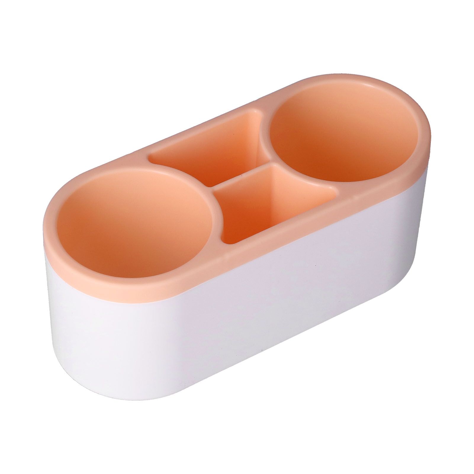 Hair Dryer Holder Wall Mounted Innovative Multifunctional Hair Tool Organizer with Stickers for Home Hotel BathroomOrange - Image 7