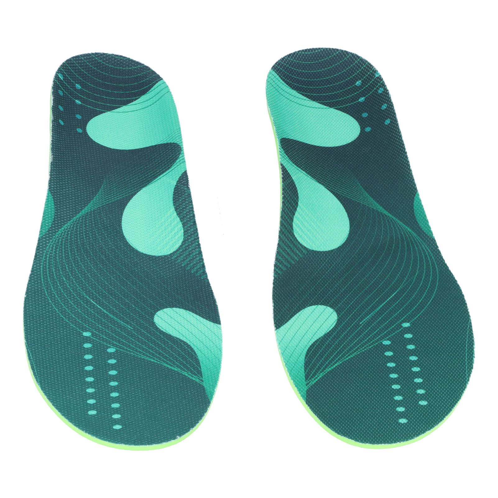 1 Pair Unisex Insole Breathable Elastic Shock Absorbing Foot Arch Support Orthopedic Shoe Pads L 44-47 - Image 2