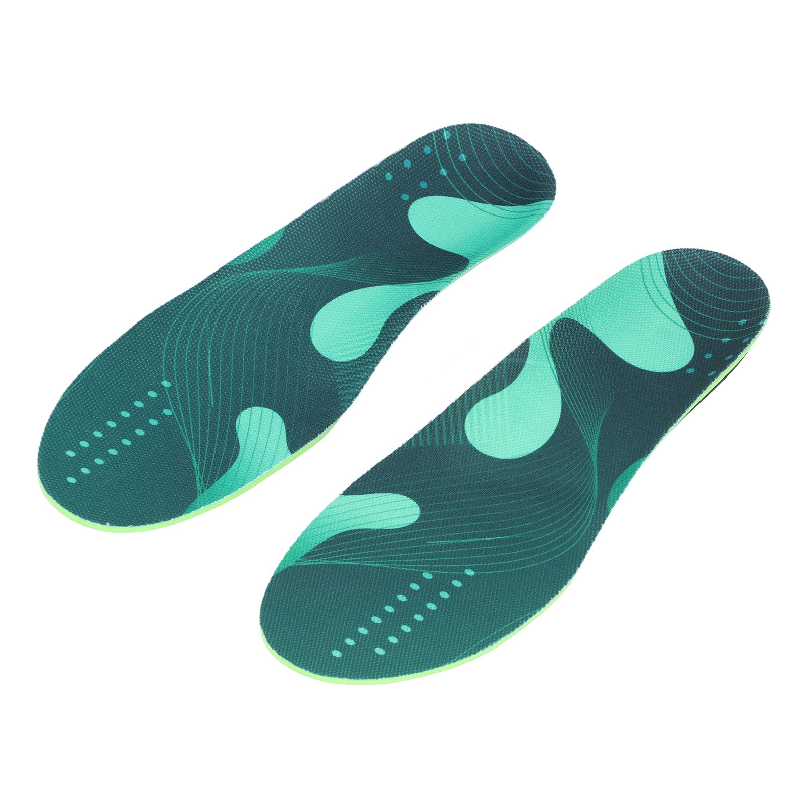 1 Pair Unisex Insole Breathable Elastic Shock Absorbing Foot Arch Support Orthopedic Shoe Pads L 44-47 - Image 5