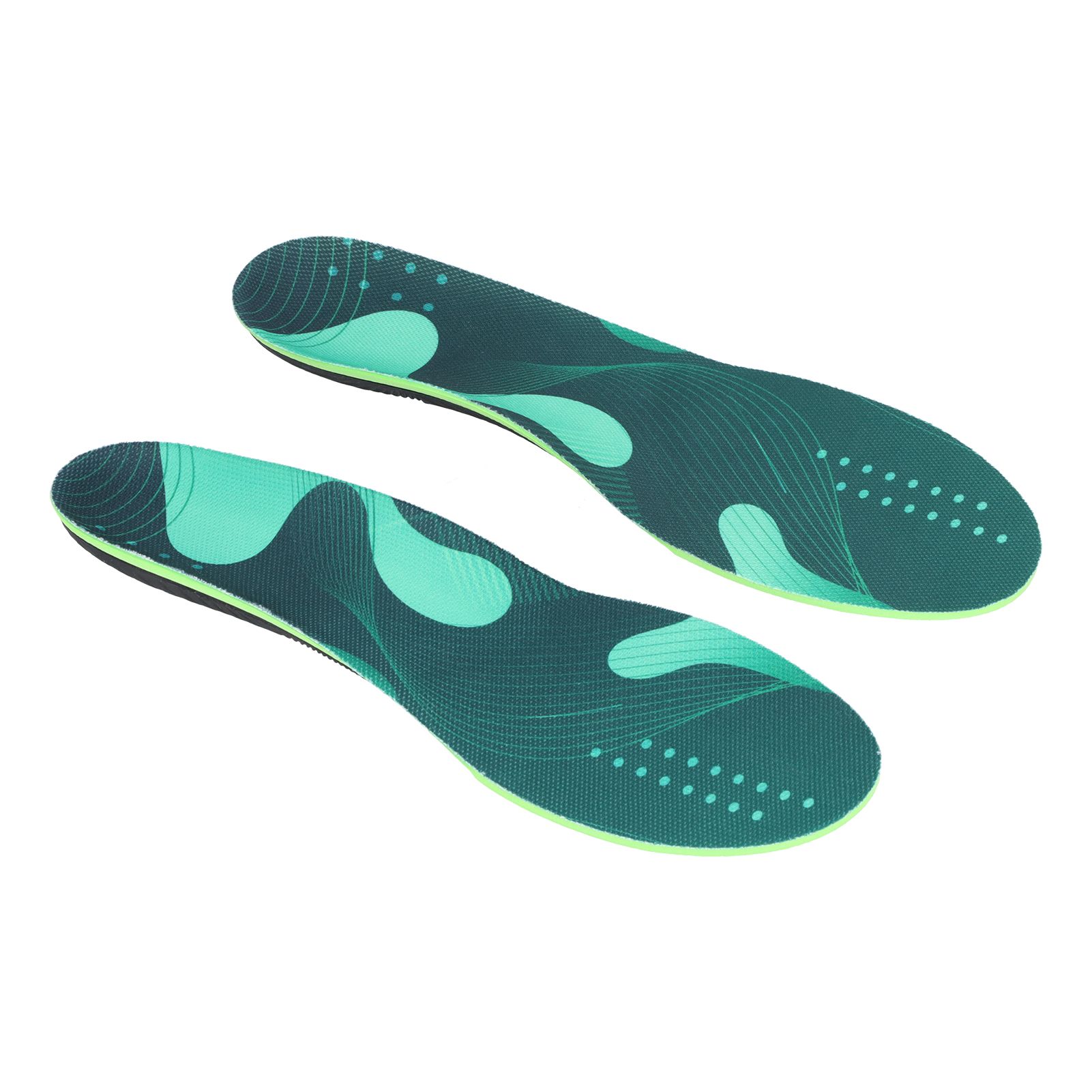 1 Pair Unisex Insole Breathable Elastic Shock Absorbing Foot Arch Support Orthopedic Shoe Pads L 44-47 - Image 7