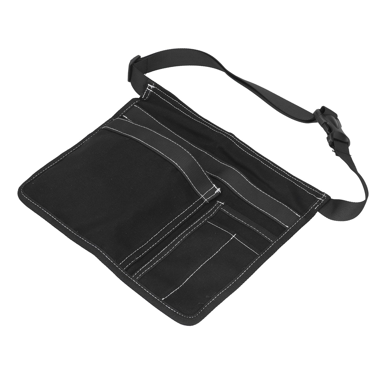 Unilateral Waist Hanging Tool Bag Wear Resistant Oxford Cloth Adjustable Tools Organizer for GardenBlack - Image 4