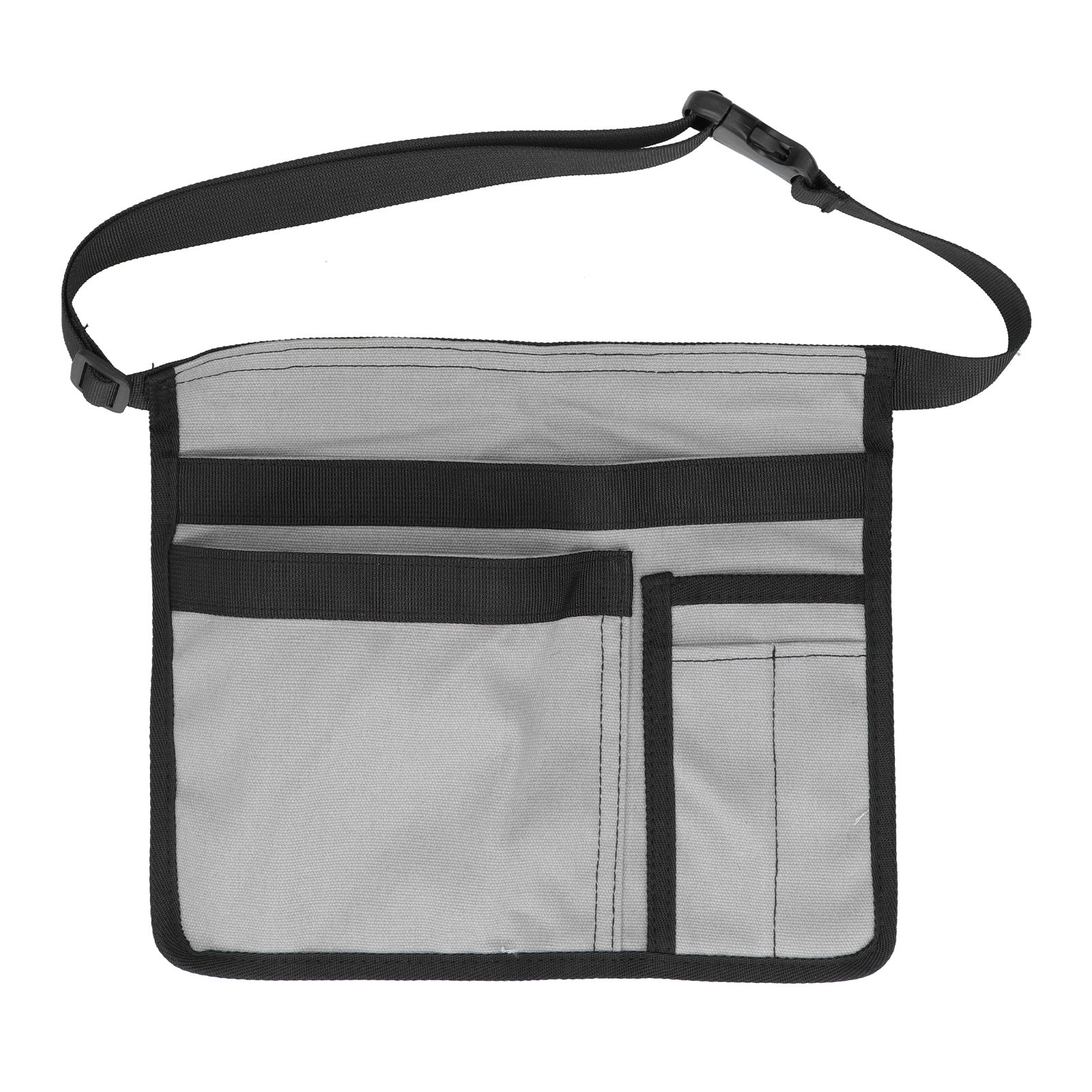 Unilateral Waist Hanging Tool Bag Wear Resistant Oxford Cloth Adjustable Tools Organizer for GardenGrey - Image 1