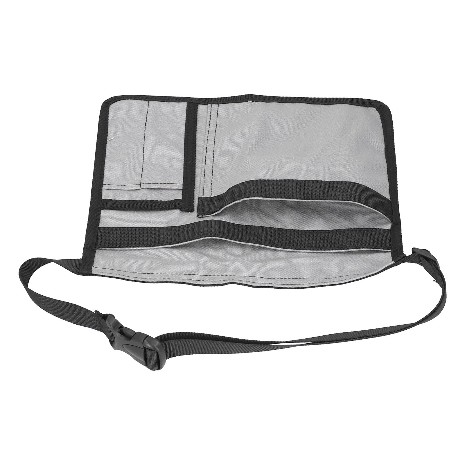 Unilateral Waist Hanging Tool Bag Wear Resistant Oxford Cloth Adjustable Tools Organizer for GardenGrey - Image 2