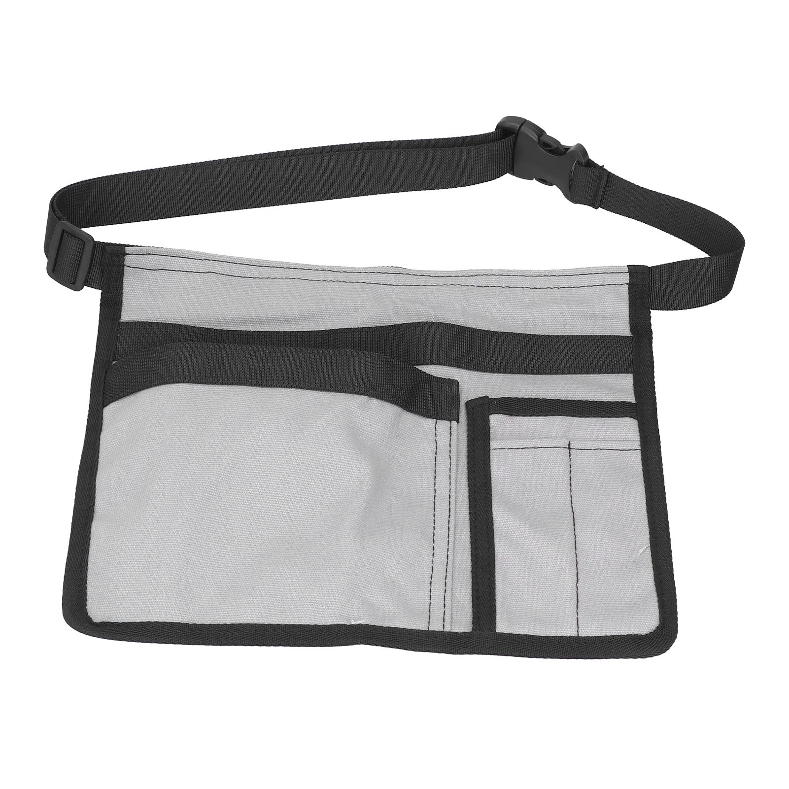 Unilateral Waist Hanging Tool Bag Wear Resistant Oxford Cloth Adjustable Tools Organizer for GardenGrey - Image 3