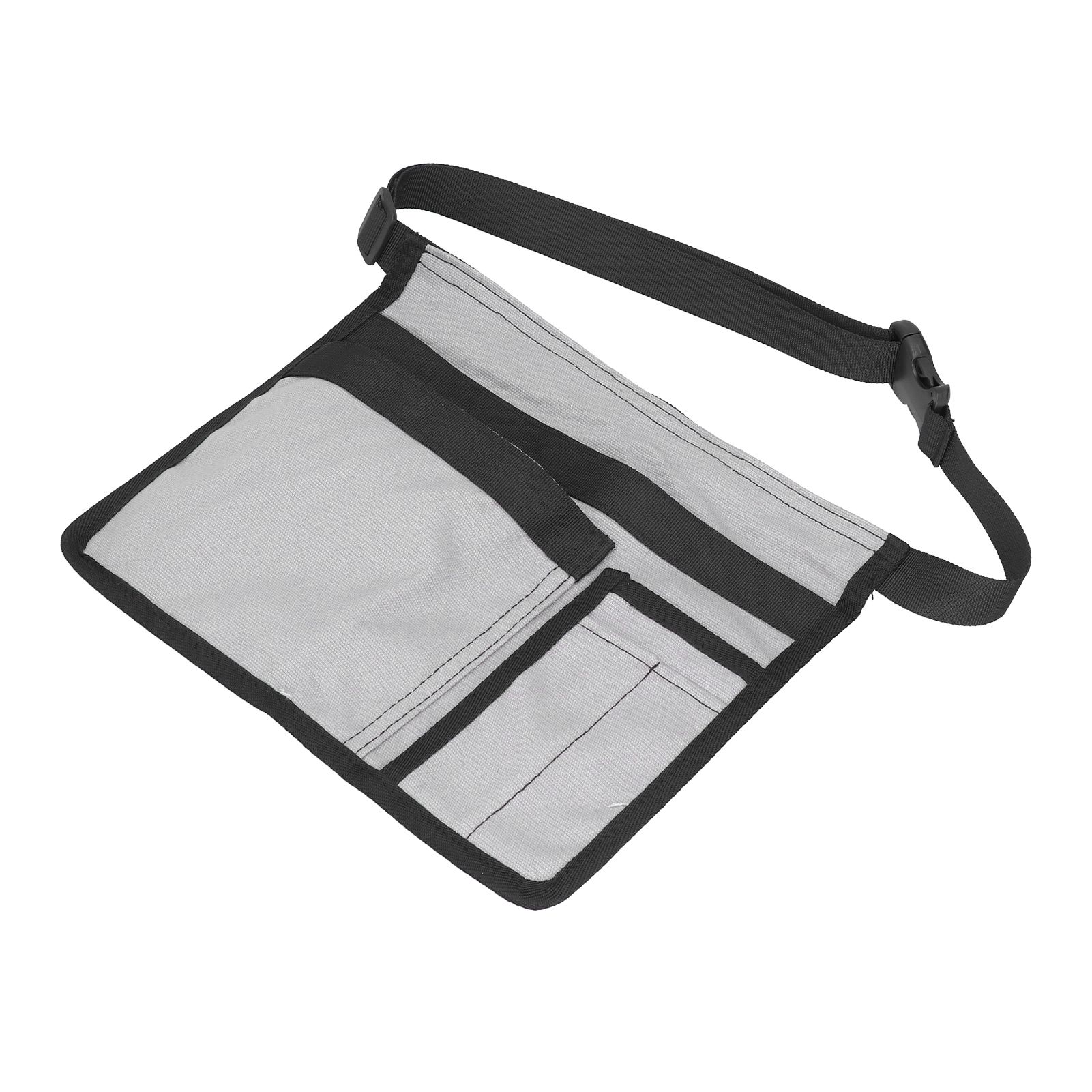 Unilateral Waist Hanging Tool Bag Wear Resistant Oxford Cloth Adjustable Tools Organizer for GardenGrey - Image 4