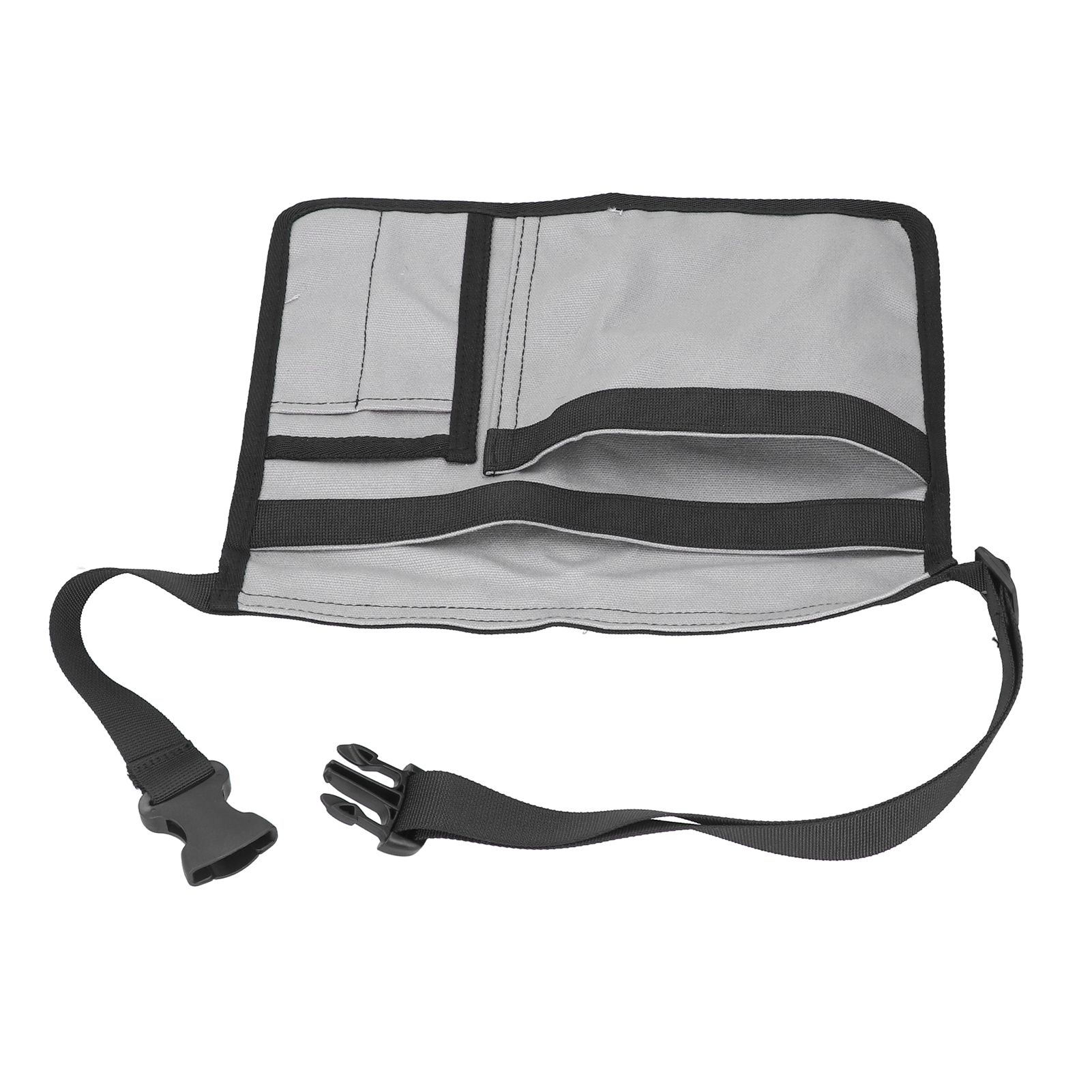 Unilateral Waist Hanging Tool Bag Wear Resistant Oxford Cloth Adjustable Tools Organizer for GardenGrey - Image 7