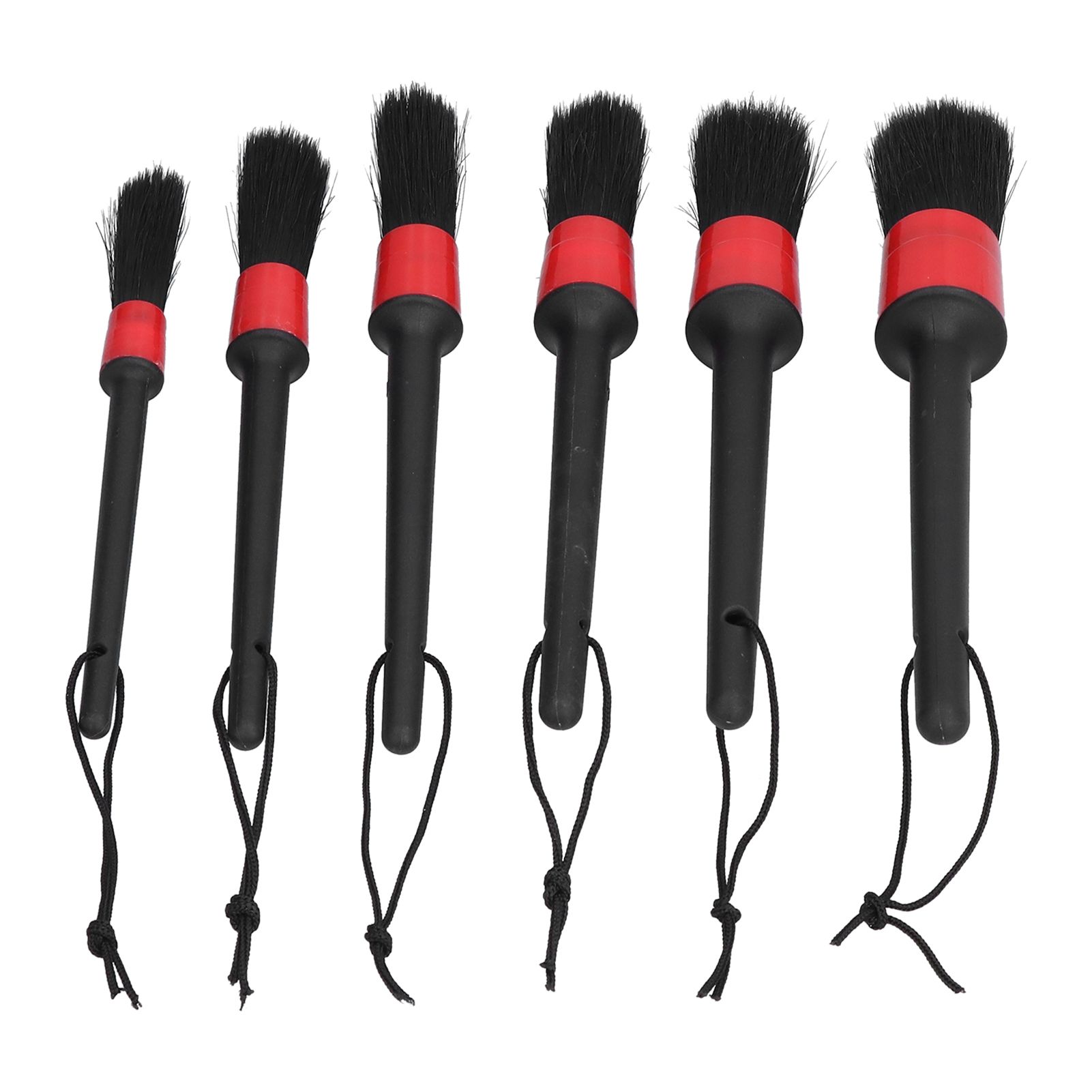 6Pcs Car Detailing Brushes Cleaning Brush Set for Wheels Tire Interior Exterior Air Vents Cleaning Tools Kit - Image 3