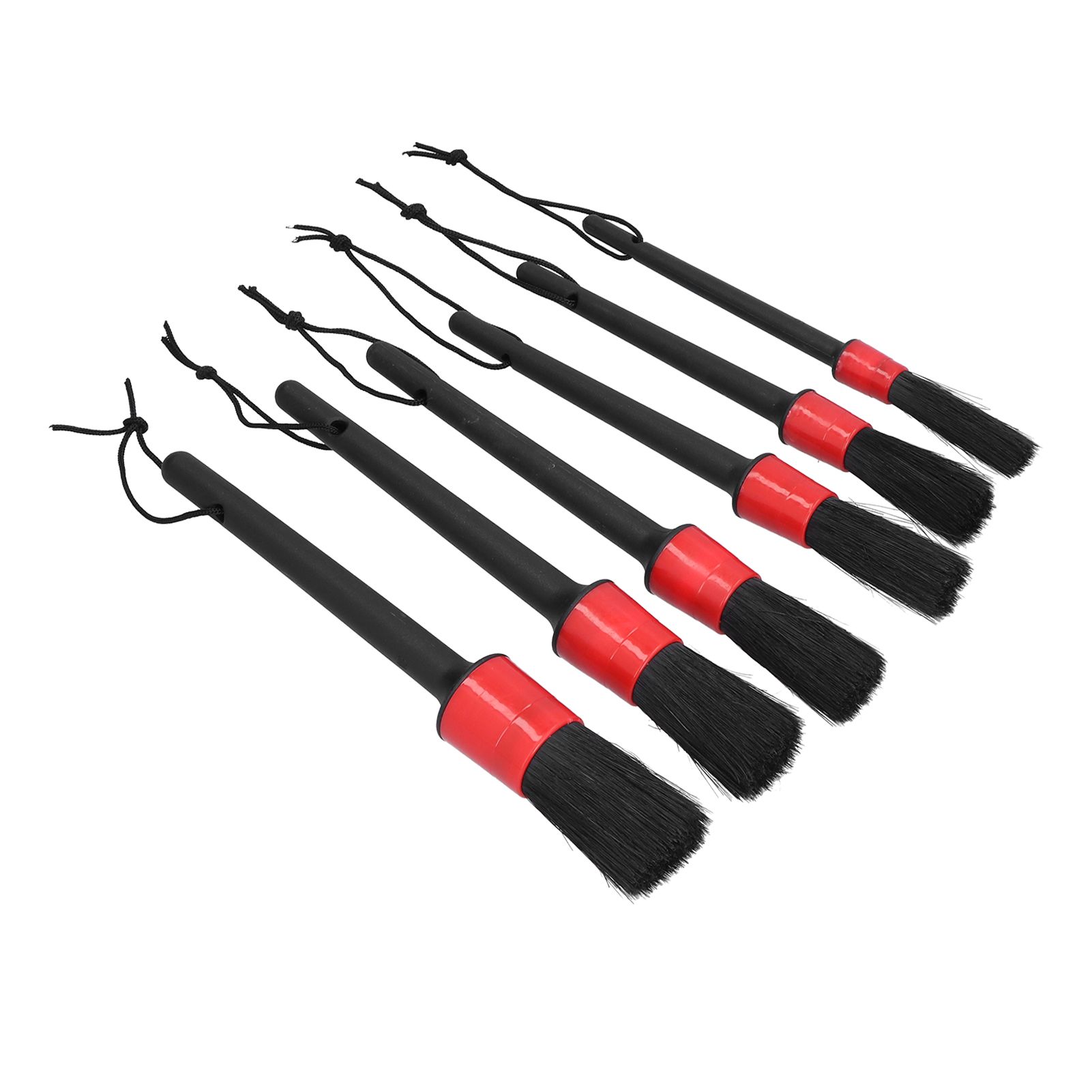 6Pcs Car Detailing Brushes Cleaning Brush Set for Wheels Tire Interior Exterior Air Vents Cleaning Tools Kit - Image 5