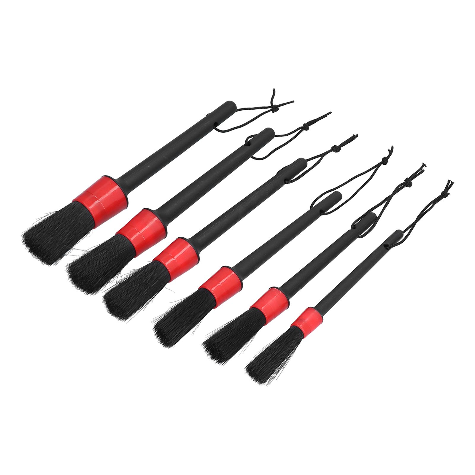 6Pcs Car Detailing Brushes Cleaning Brush Set for Wheels Tire Interior Exterior Air Vents Cleaning Tools Kit - Image 6