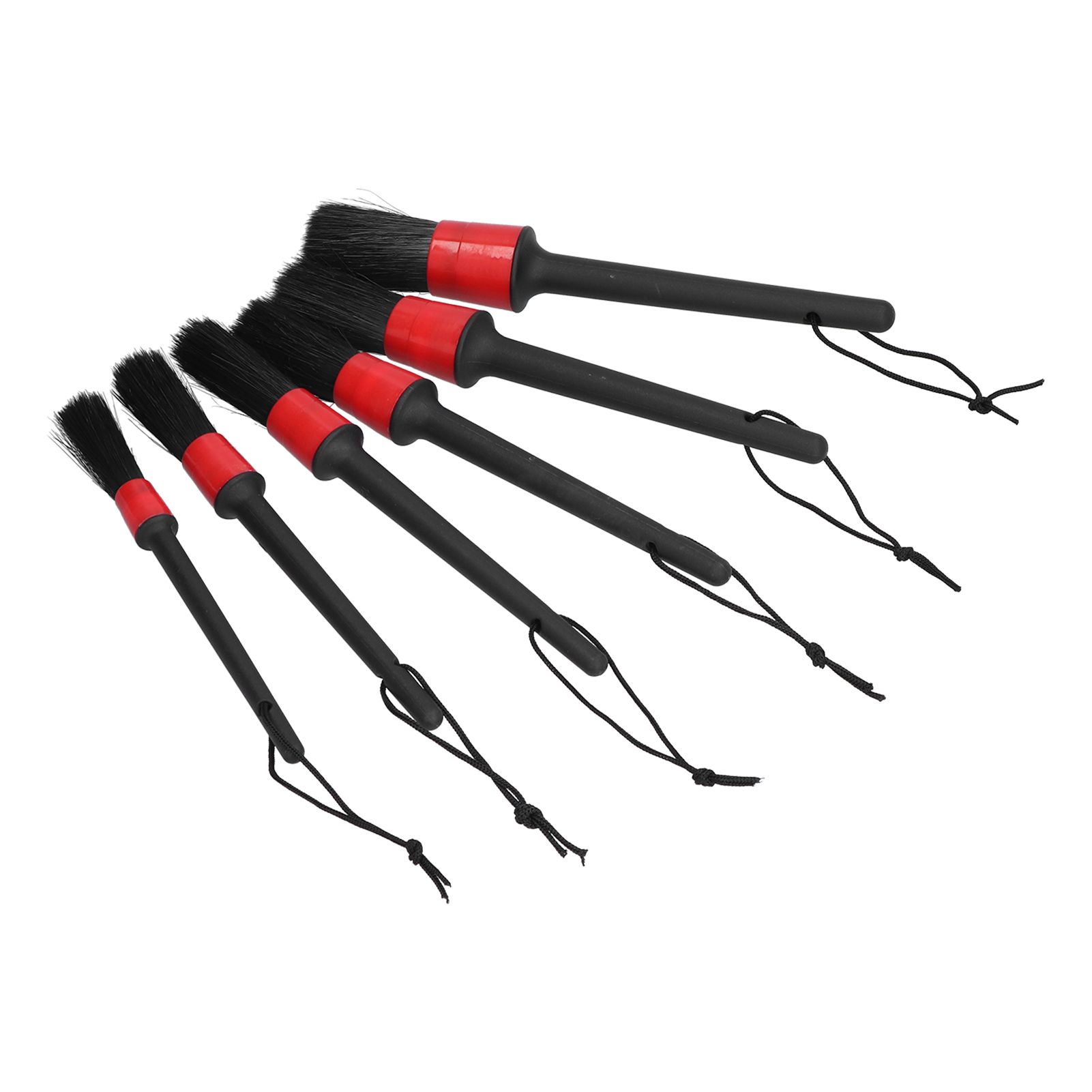 6Pcs Car Detailing Brushes Cleaning Brush Set for Wheels Tire Interior Exterior Air Vents Cleaning Tools Kit - Image 8