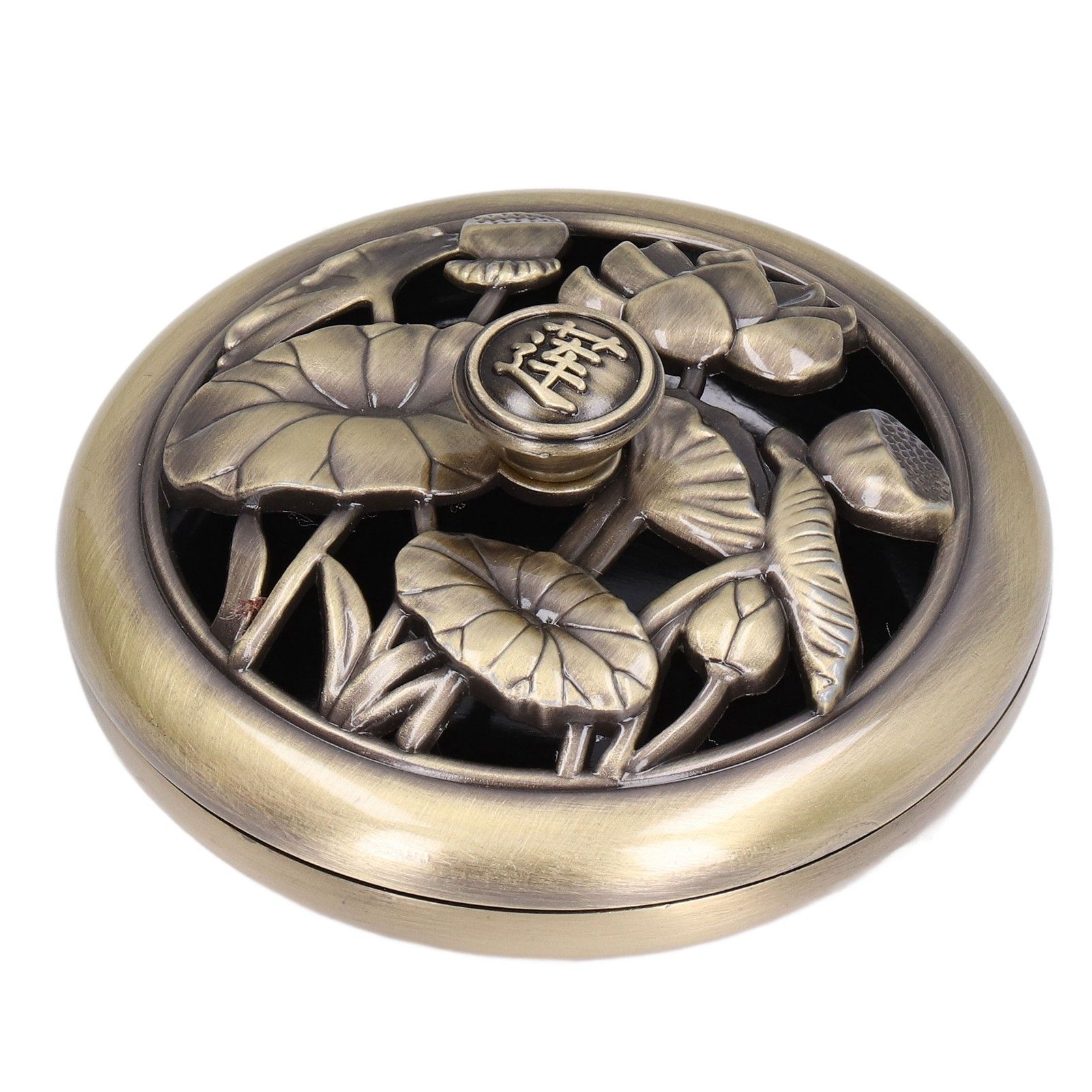 Coil Incense Burner Tray Vintage Incense Bowl Holder Metal Alloy for Living Room Bedroom Office368 - Image 5