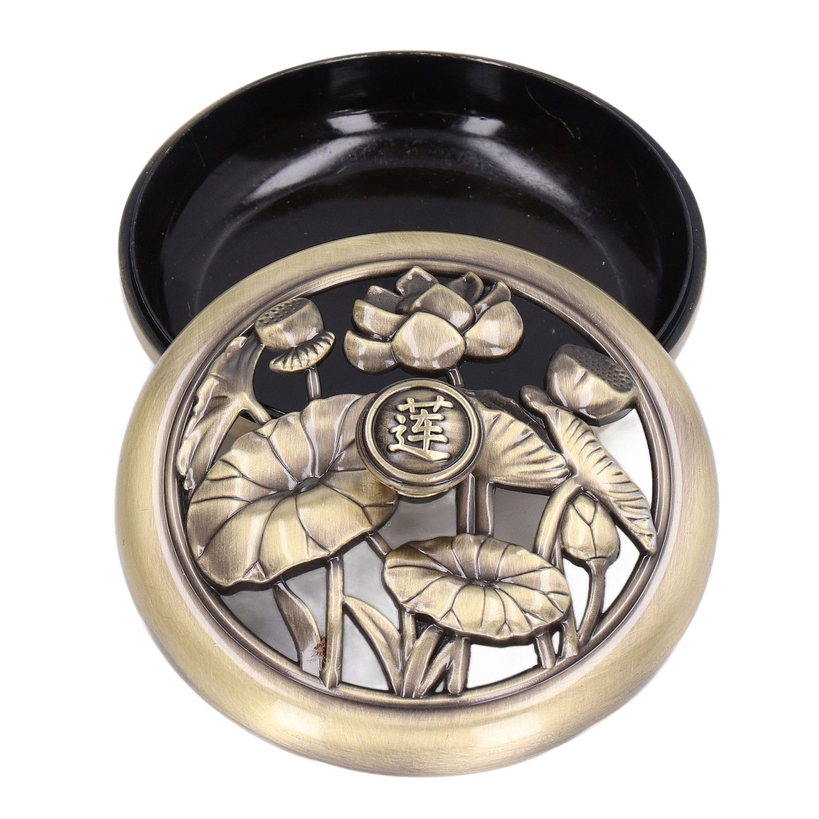 Coil Incense Burner Tray Vintage Incense Bowl Holder Metal Alloy for Living Room Bedroom Office368 - Image 8