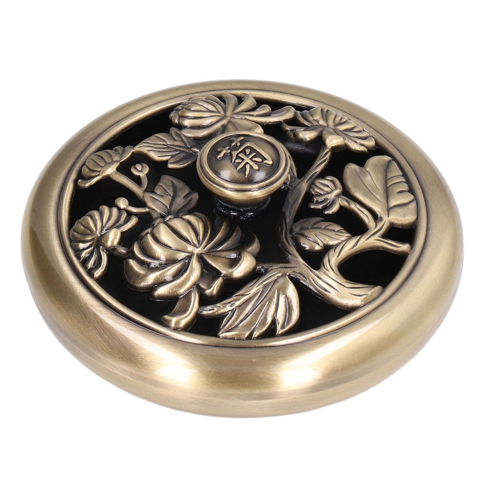 Coil Incense Burner Tray Vintage Incense Bowl Holder Metal Alloy for Living Room Bedroom Office367 - Image 1