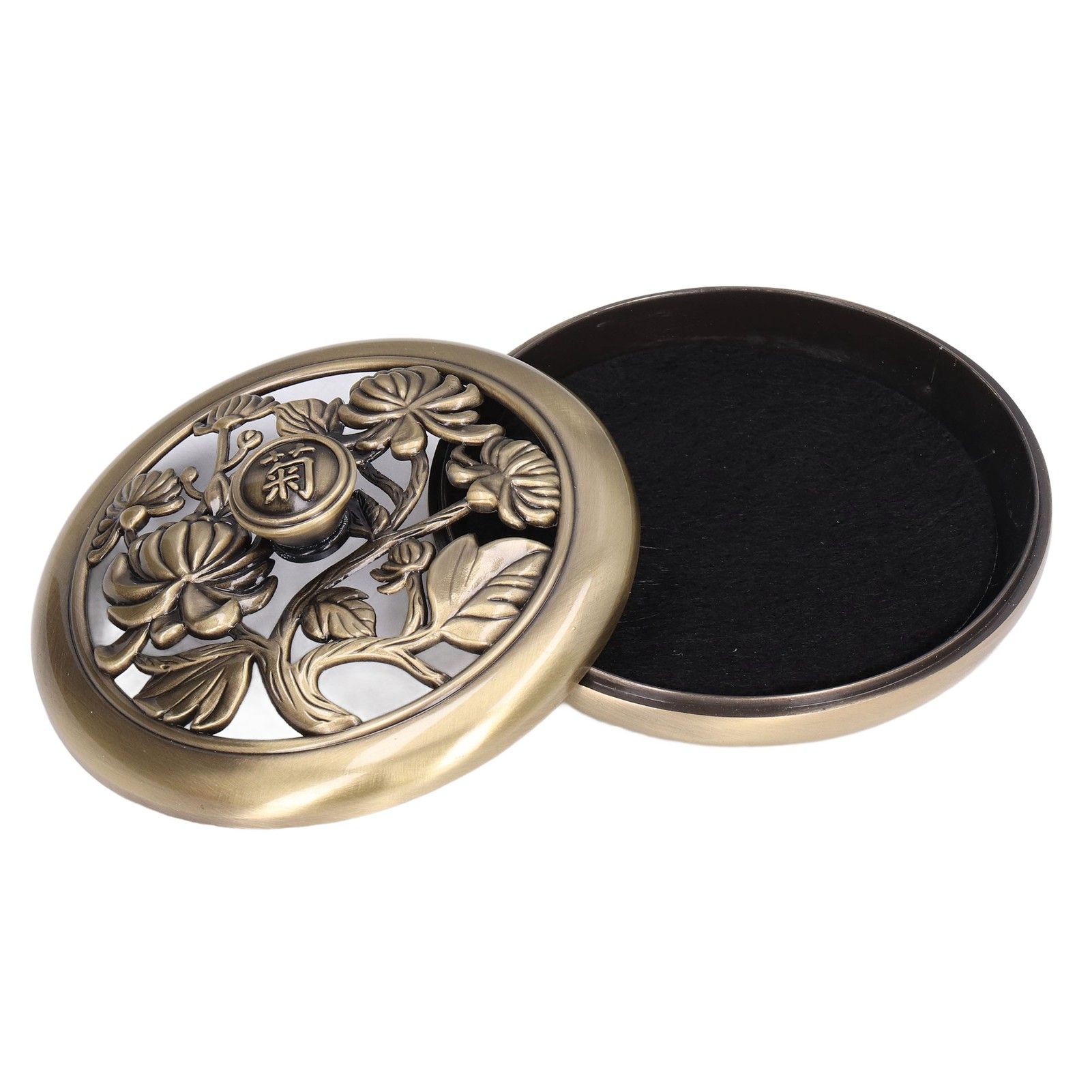Coil Incense Burner Tray Vintage Incense Bowl Holder Metal Alloy for Living Room Bedroom Office367 - Image 2