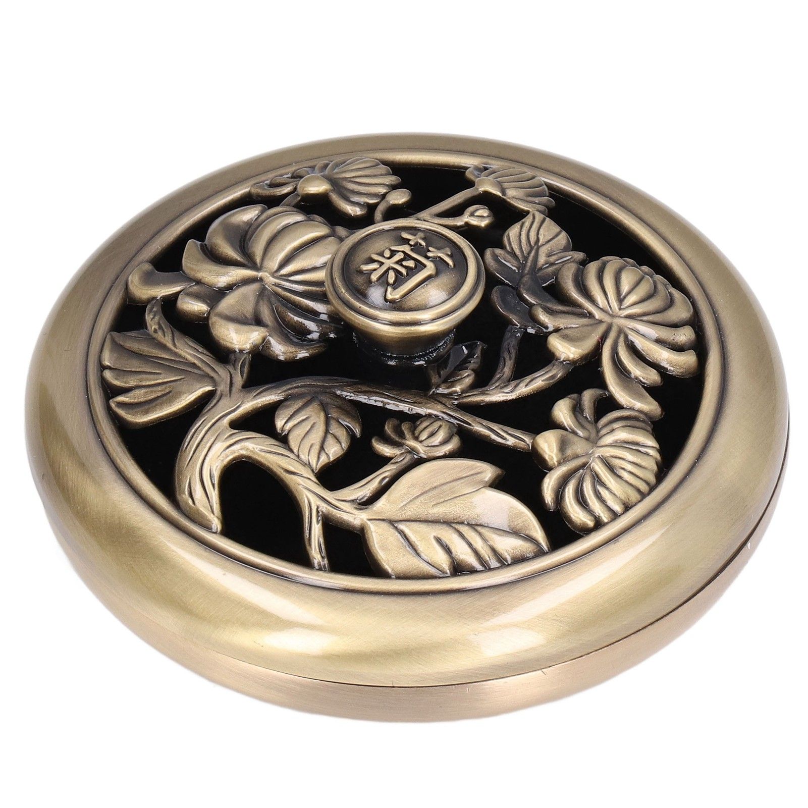 Coil Incense Burner Tray Vintage Incense Bowl Holder Metal Alloy for Living Room Bedroom Office367 - Image 3
