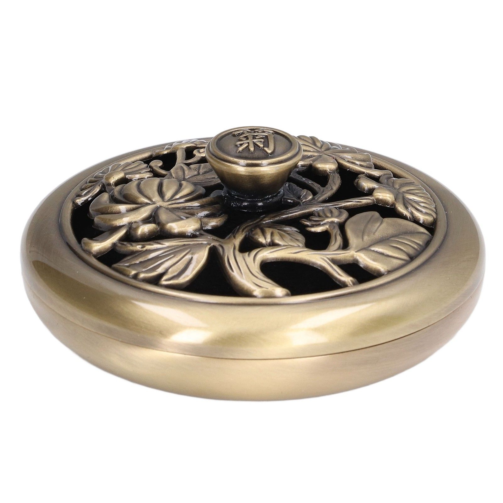 Coil Incense Burner Tray Vintage Incense Bowl Holder Metal Alloy for Living Room Bedroom Office367 - Image 4