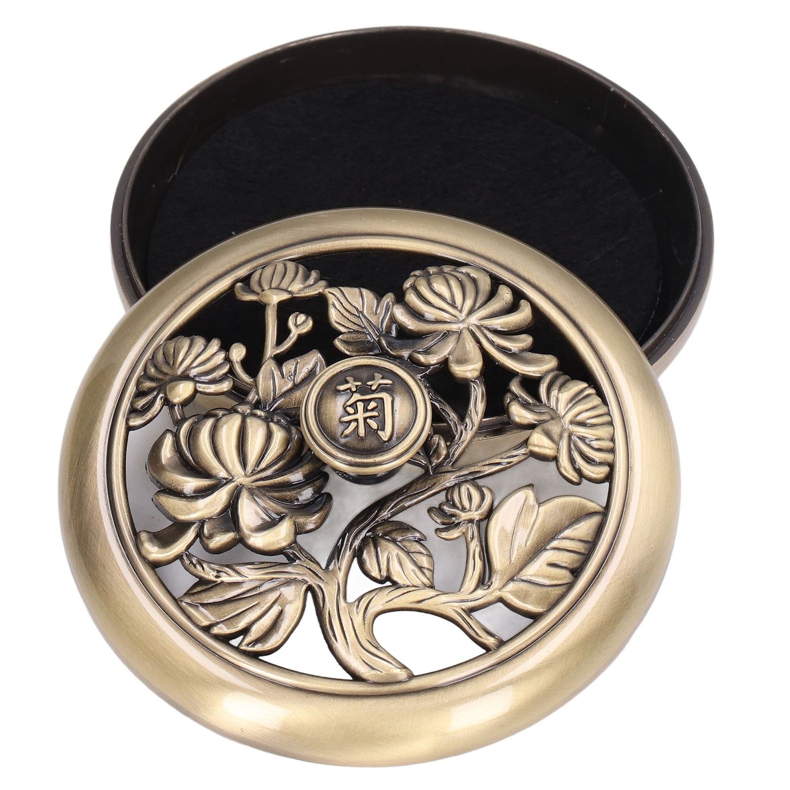 Coil Incense Burner Tray Vintage Incense Bowl Holder Metal Alloy for Living Room Bedroom Office367 - Image 7