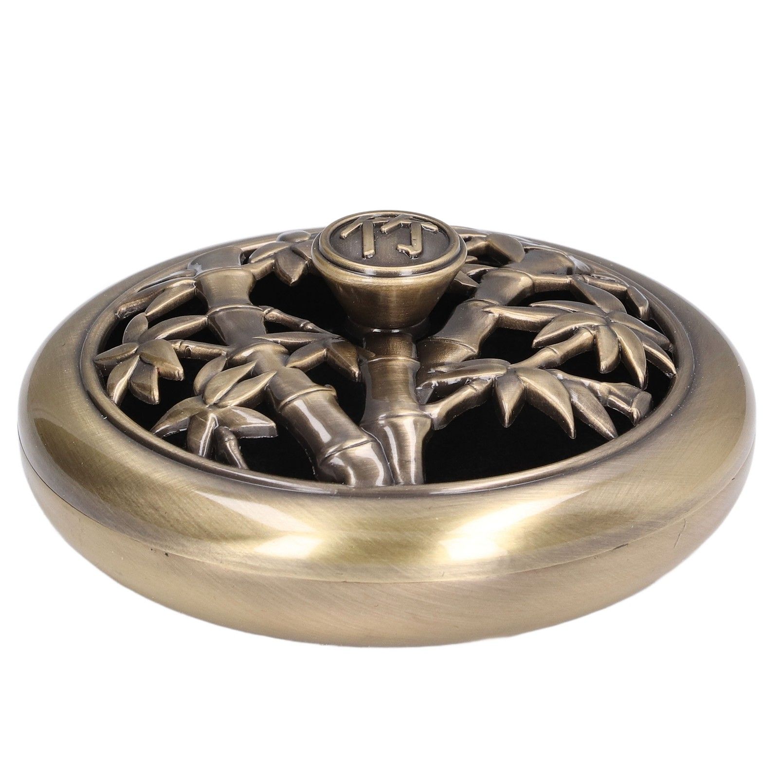 Coil Incense Burner Tray Vintage Incense Bowl Holder Metal Alloy for Living Room Bedroom Office366 - Image 2