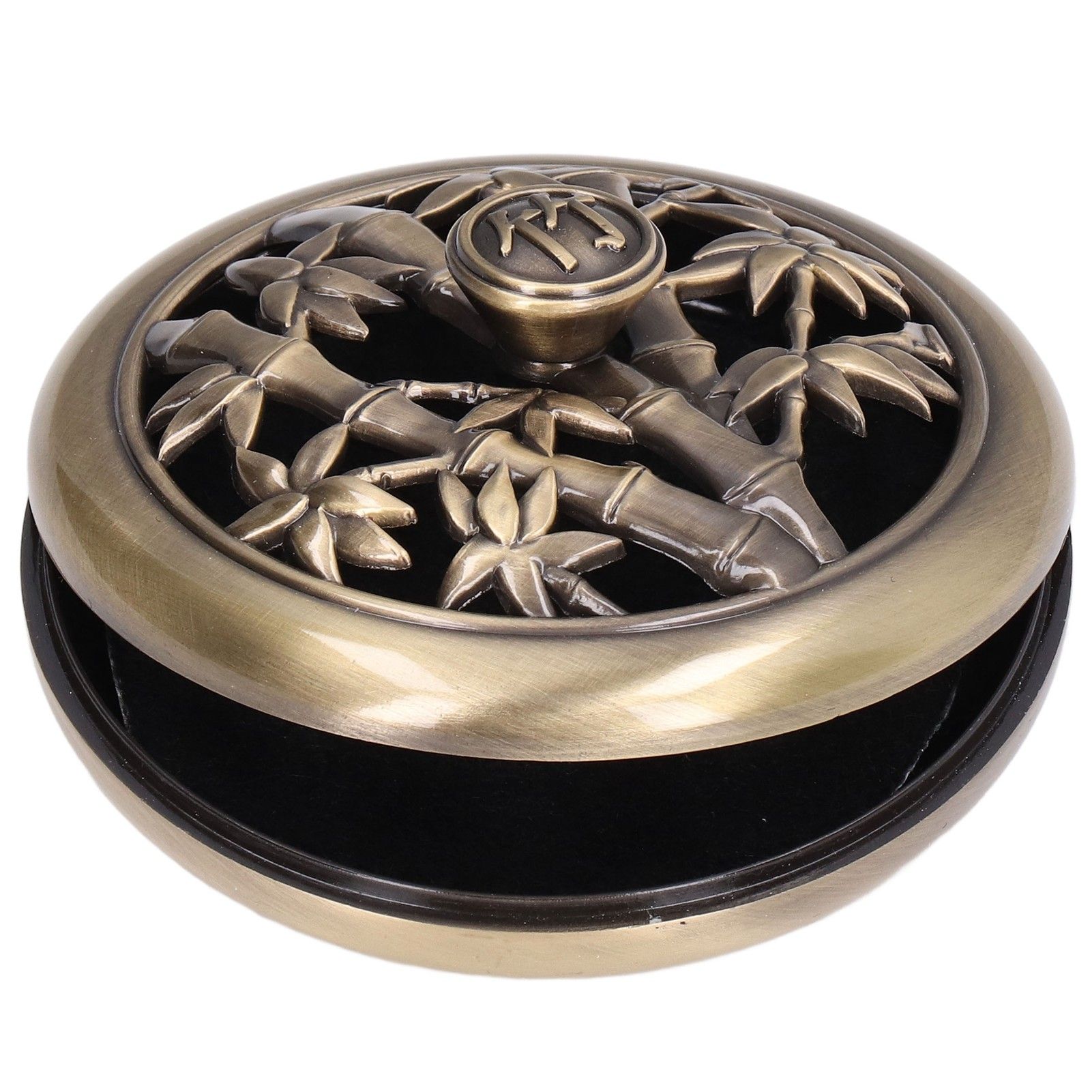 Coil Incense Burner Tray Vintage Incense Bowl Holder Metal Alloy for Living Room Bedroom Office366 - Image 3