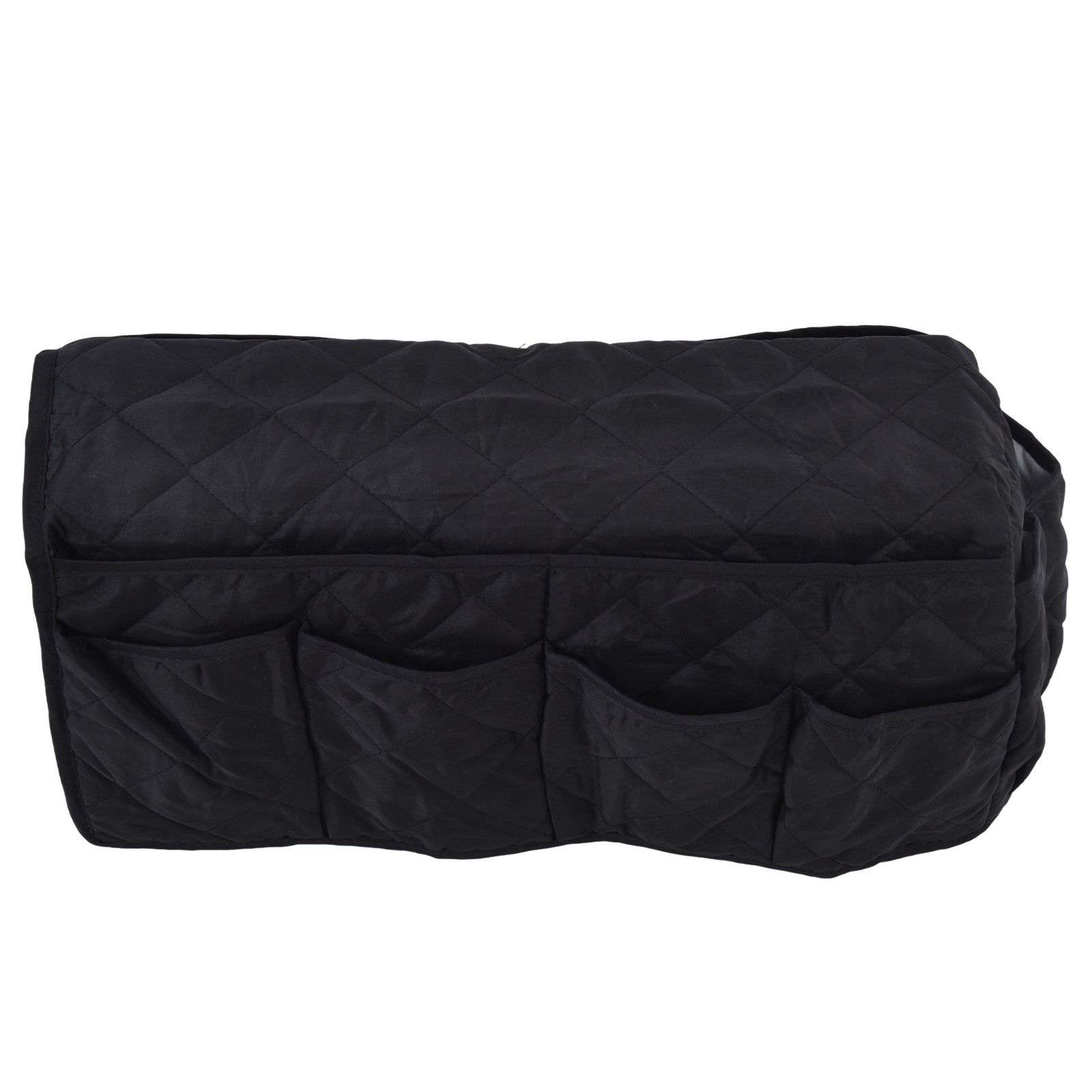 Couch Remote Holder Pocket Design Dustproof Waterproof Reasonable Layout Sofa Armrest OrganizersBlack - Image 1