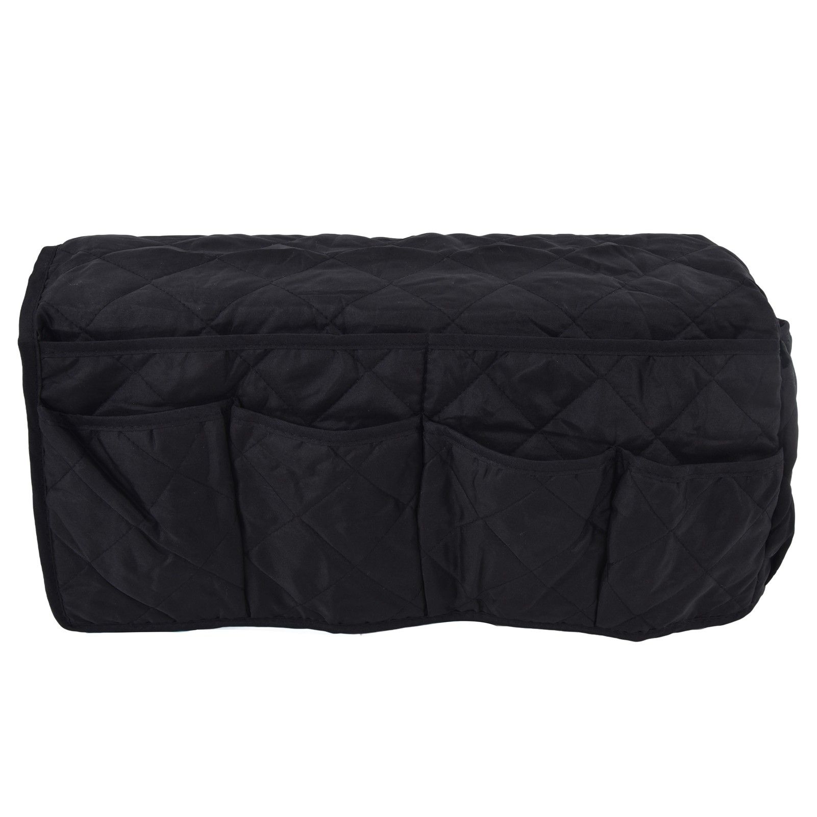 Couch Remote Holder Pocket Design Dustproof Waterproof Reasonable Layout Sofa Armrest OrganizersBlack - Image 8