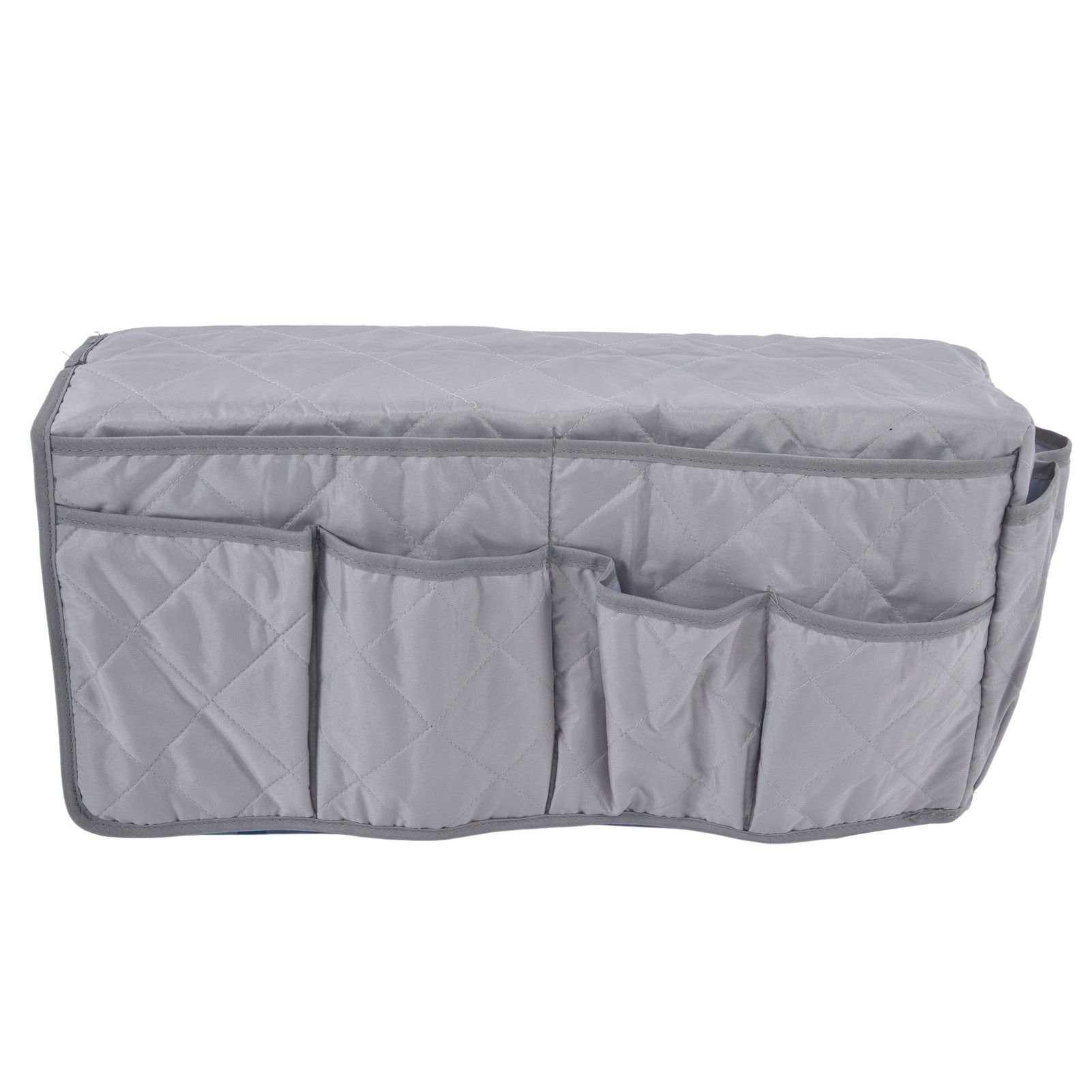 Couch Remote Holder Pocket Design Dustproof Waterproof Reasonable Layout Sofa Armrest OrganizersGrey - Image 7