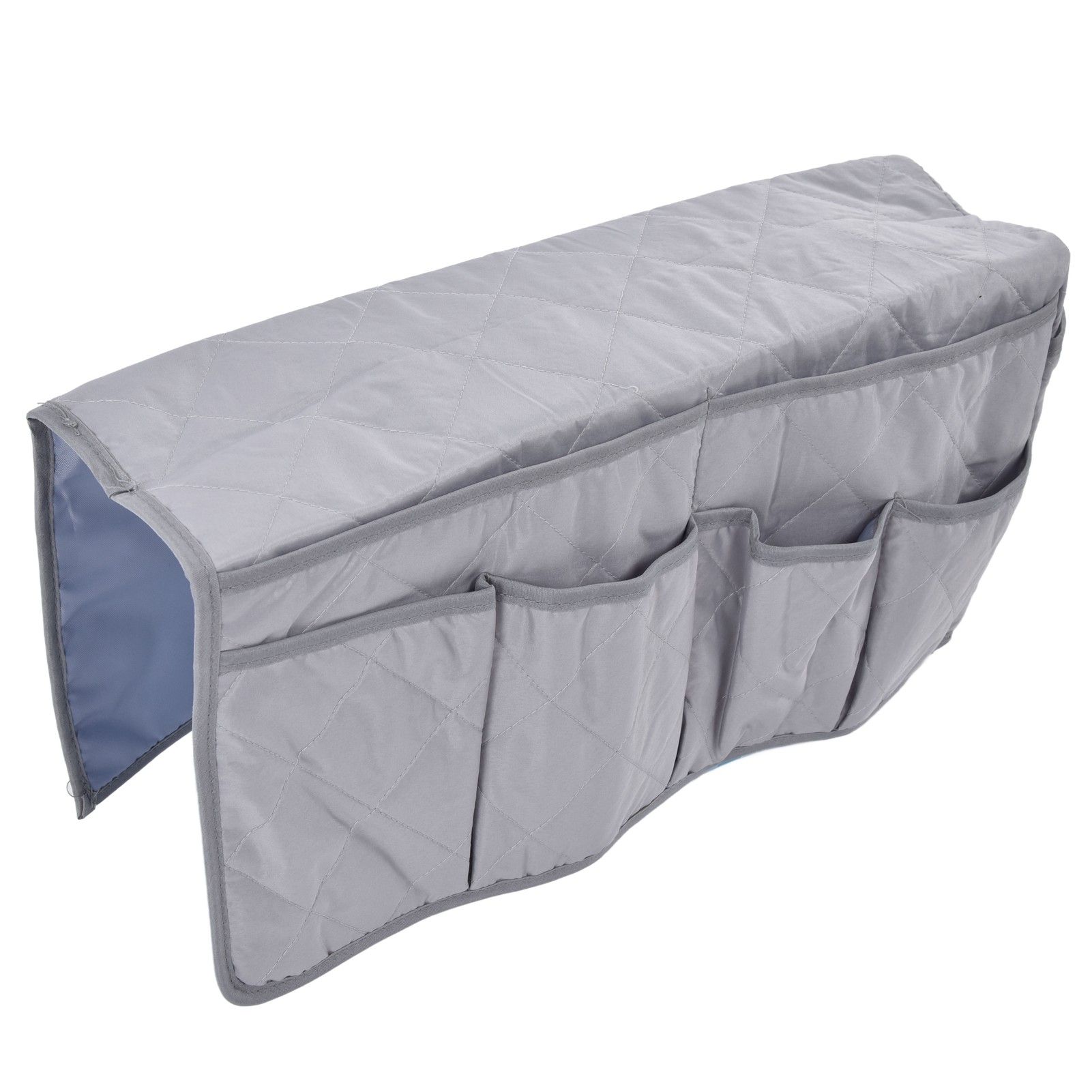 Couch Remote Holder Pocket Design Dustproof Waterproof Reasonable Layout Sofa Armrest OrganizersGrey - Image 8