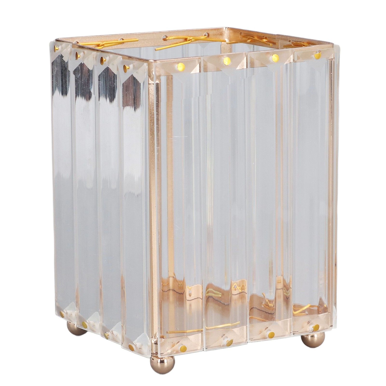 Makeup Brush Holder Large Capacity Elegant Style Durable Fadeless Corrosion Resistant Makeup Brush Organizer - Image 2