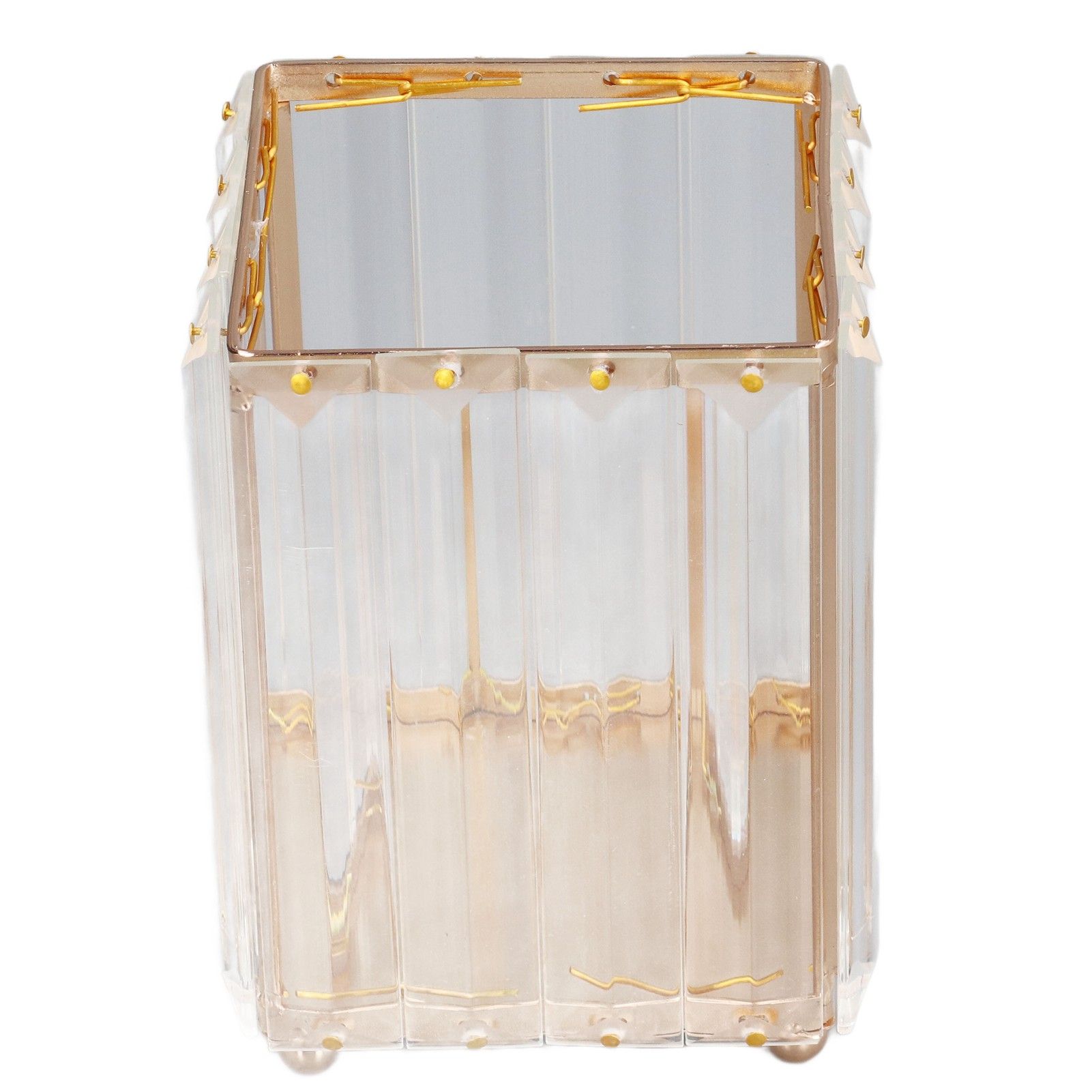 Makeup Brush Holder Large Capacity Elegant Style Durable Fadeless Corrosion Resistant Makeup Brush Organizer - Image 6