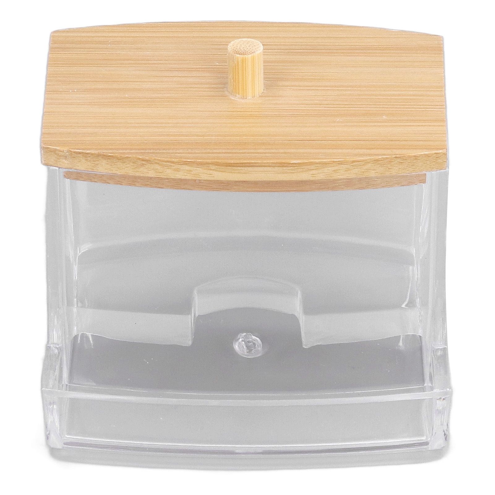 Cotton Swab Box Sturdy Durable Transparent High Smoothness Practical Storage Case with Cover - Image 5