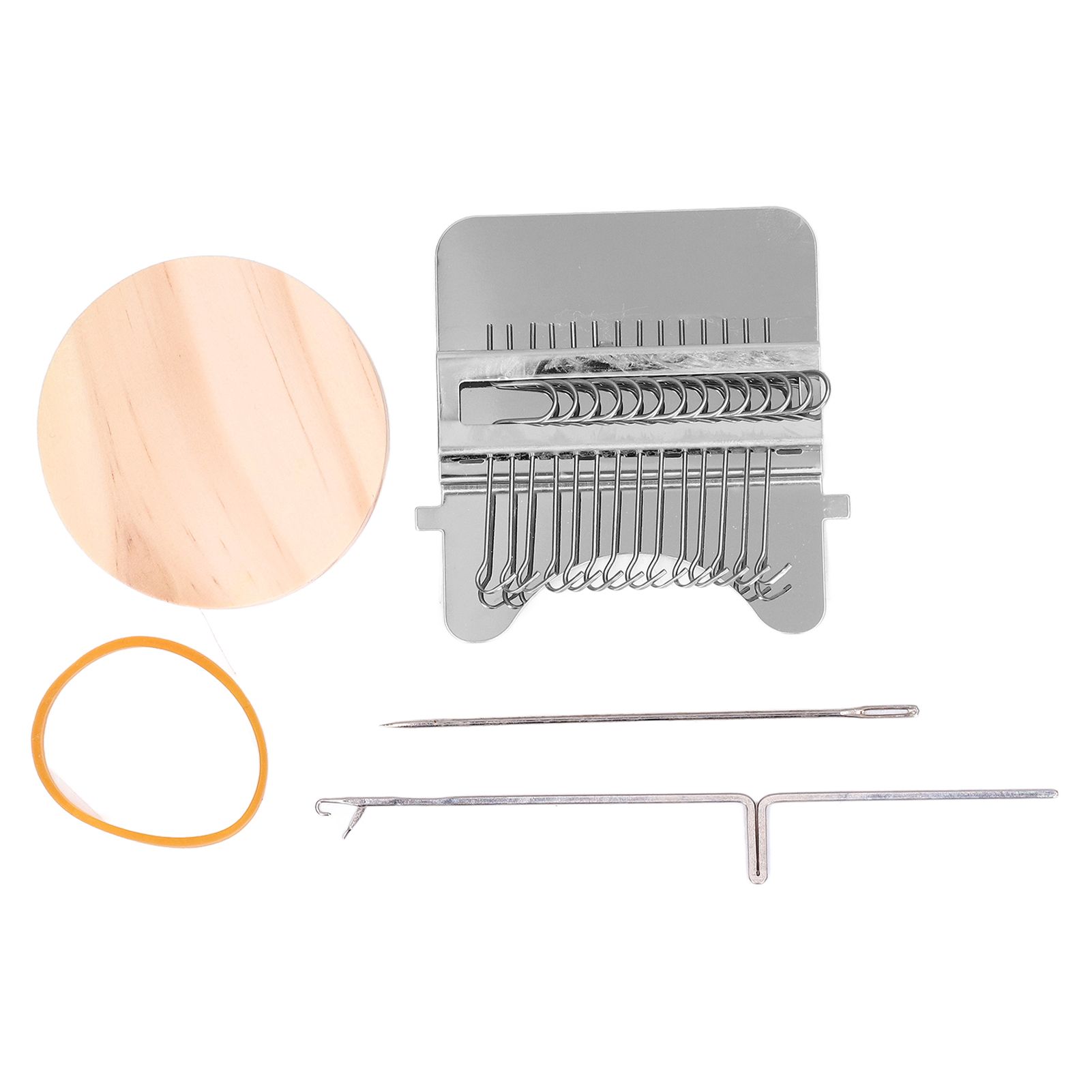 Mini Darning Machine DIY Portable Darning Loom Knitting Machine Weaving Tool for Household14 Hook - Image 1