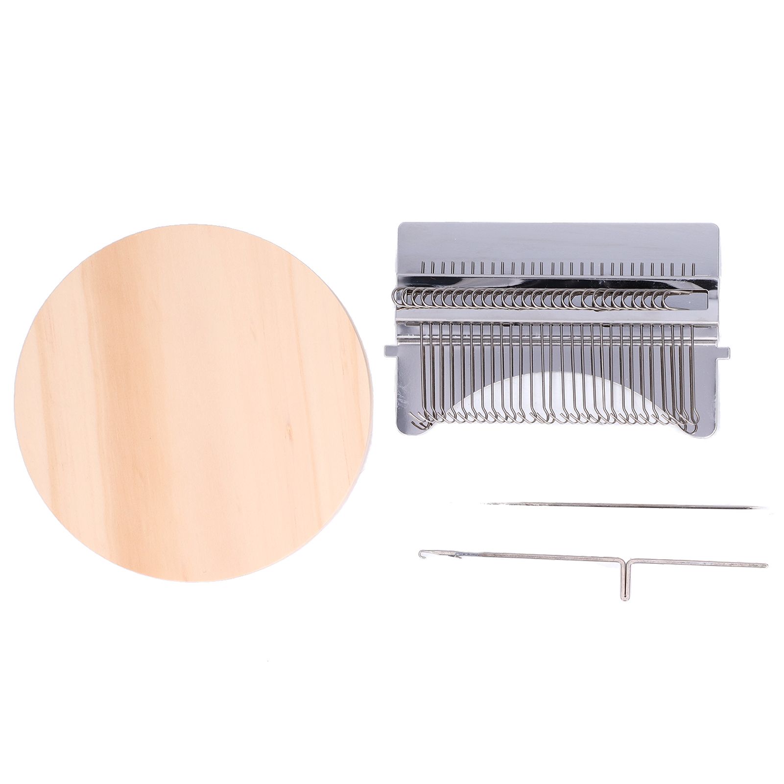Mini Darning Machine DIY Portable Darning Loom Knitting Machine Weaving Tool for Household28 Hook - Image 1