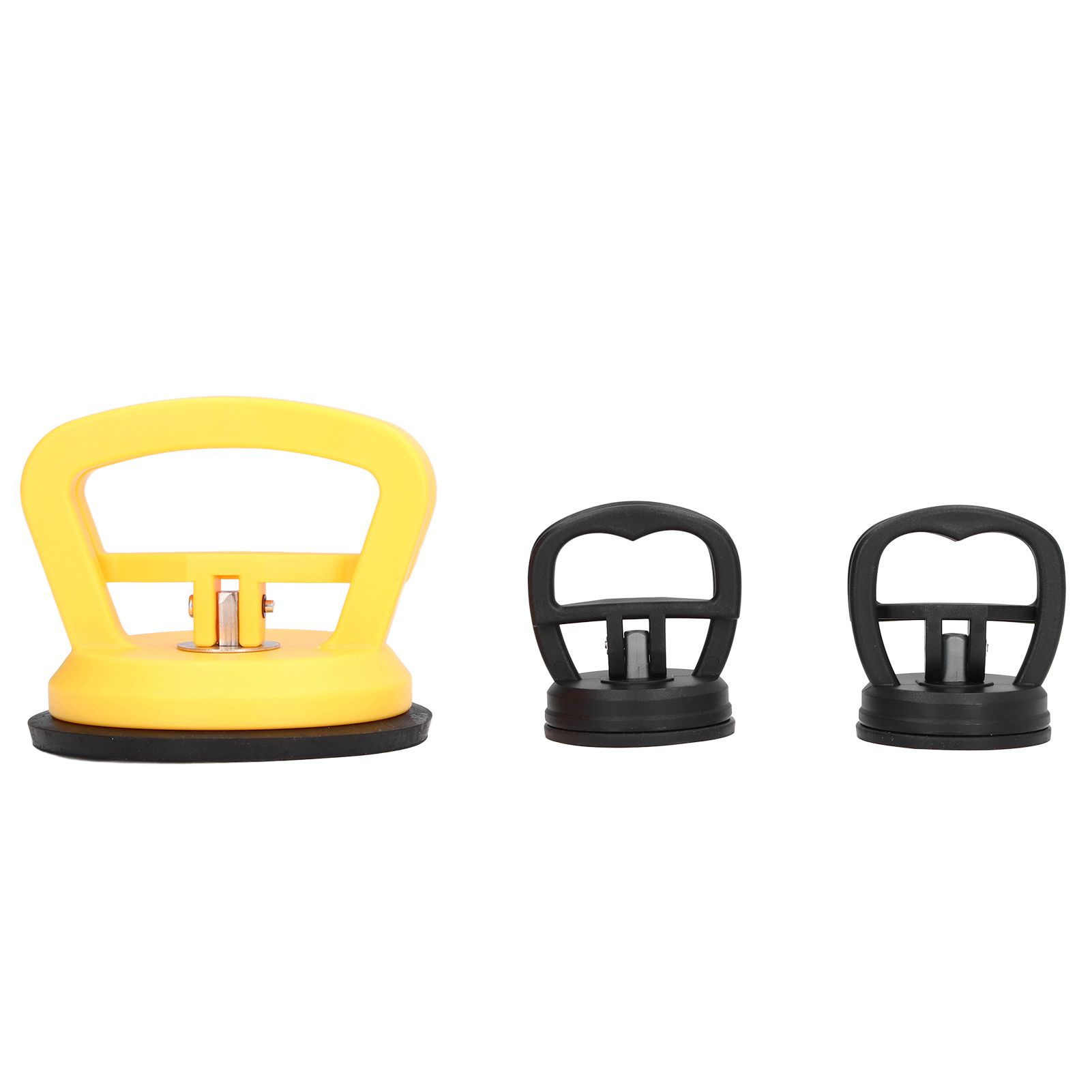 3pcs Glass Suction Cup Heavy Duty Ceramic Tile Moving Lifter with Handle for Cellphone Car Depression Repairing - Image 2