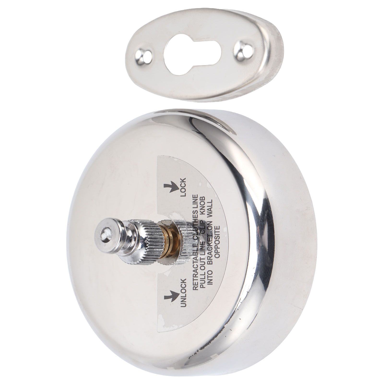 Clothesline 304 Stainless Steel Nylon Cord Space Saving Retractable 9ft/2.8m Indoor Clothesline - Image 7